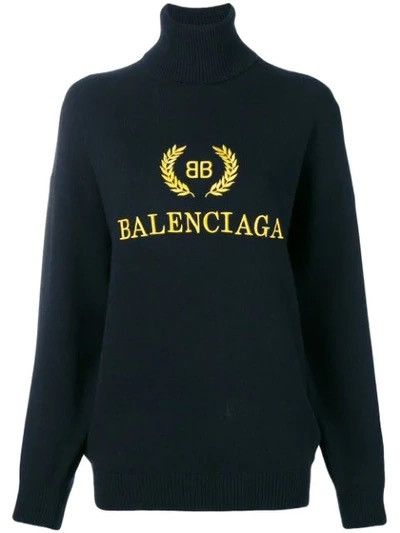 Balenciaga Balenciaga logo sweater Size US S / EU 44-46 / 1 - 6 Thumbnail