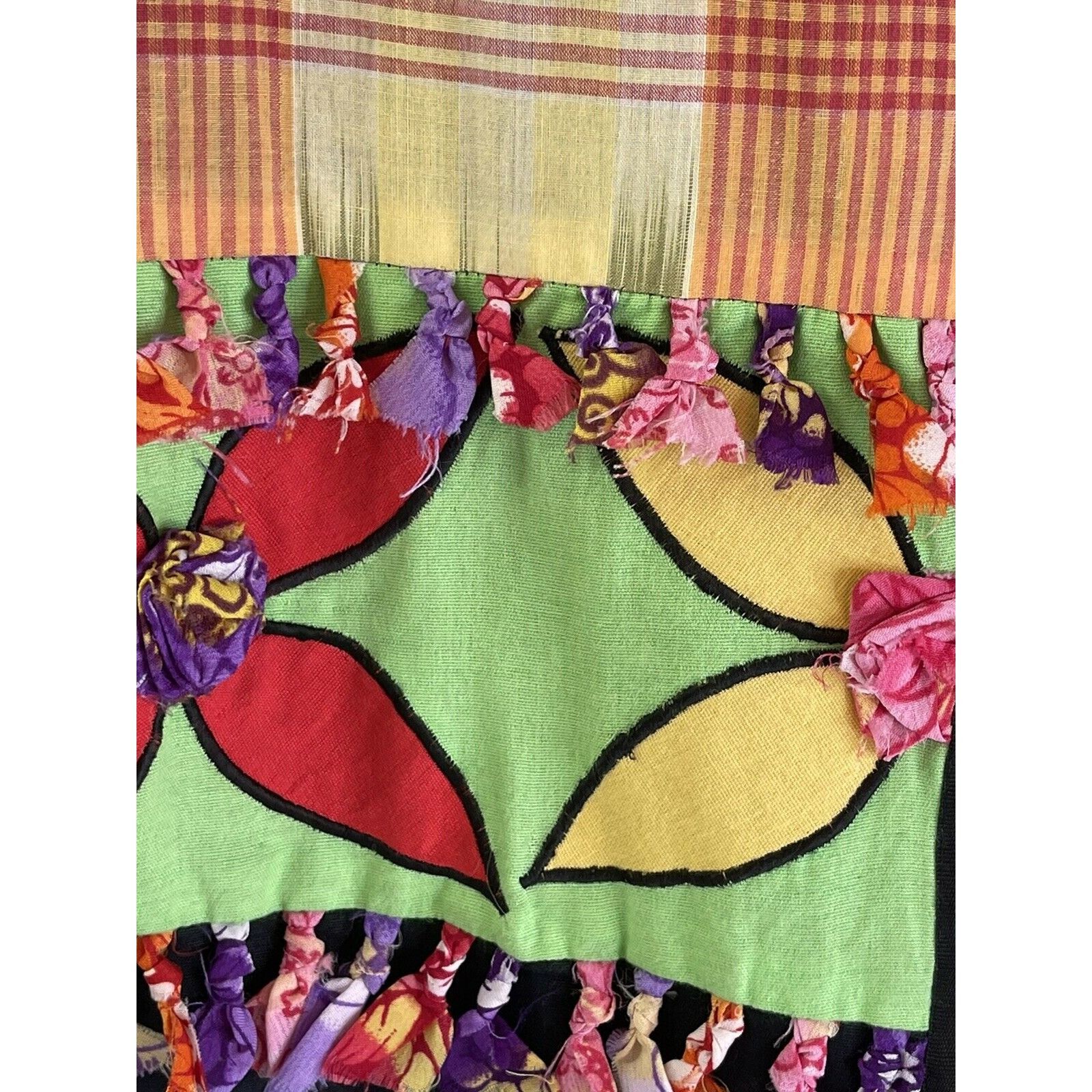 Other Vintage Allure Patchwork Jacket Crazy Quilt Applique Wearabl Size M / US 6-8 / IT 42-44 - 6 Thumbnail