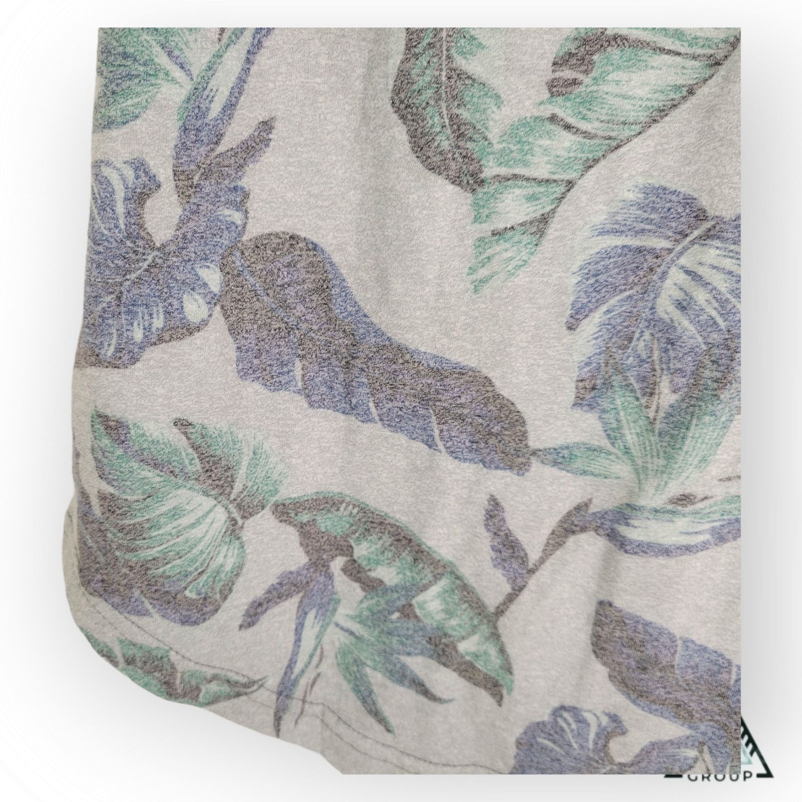 George George Men's S Tank Top Shirt Grey Blue Floral Summer Stripe Size US S / EU 44-46 / 1 - 8 Thumbnail