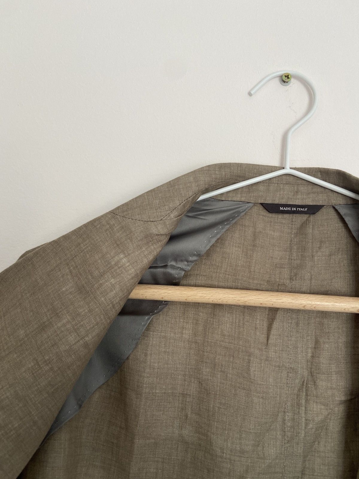 Loro Piana Loro Piana Two-Button Rain System Unstructured Linen Blazer Size 46R - 14 Thumbnail