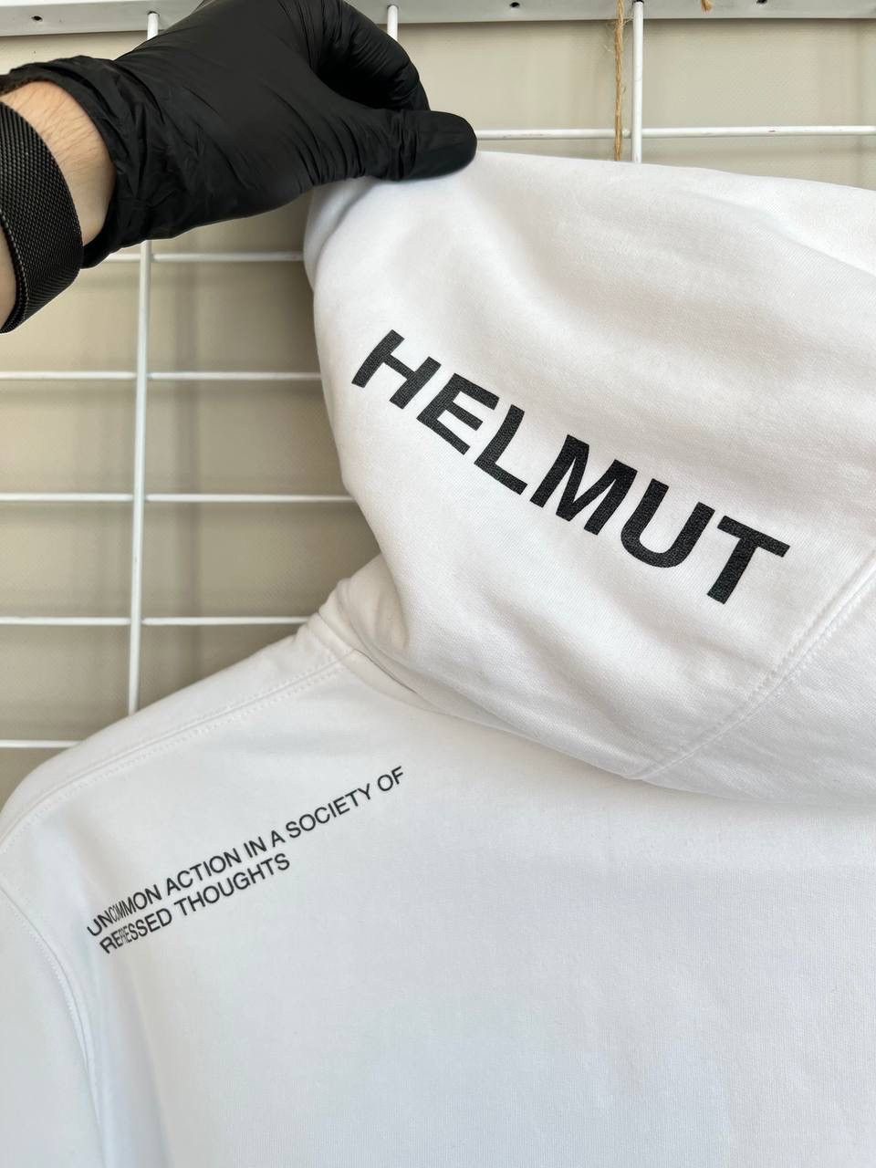 Helmut Lang Helmut Lang Index Hoodie Mens Size M Long Sleeve Sweatshirt Size US M / EU 48-50 / 2 - 13 Thumbnail