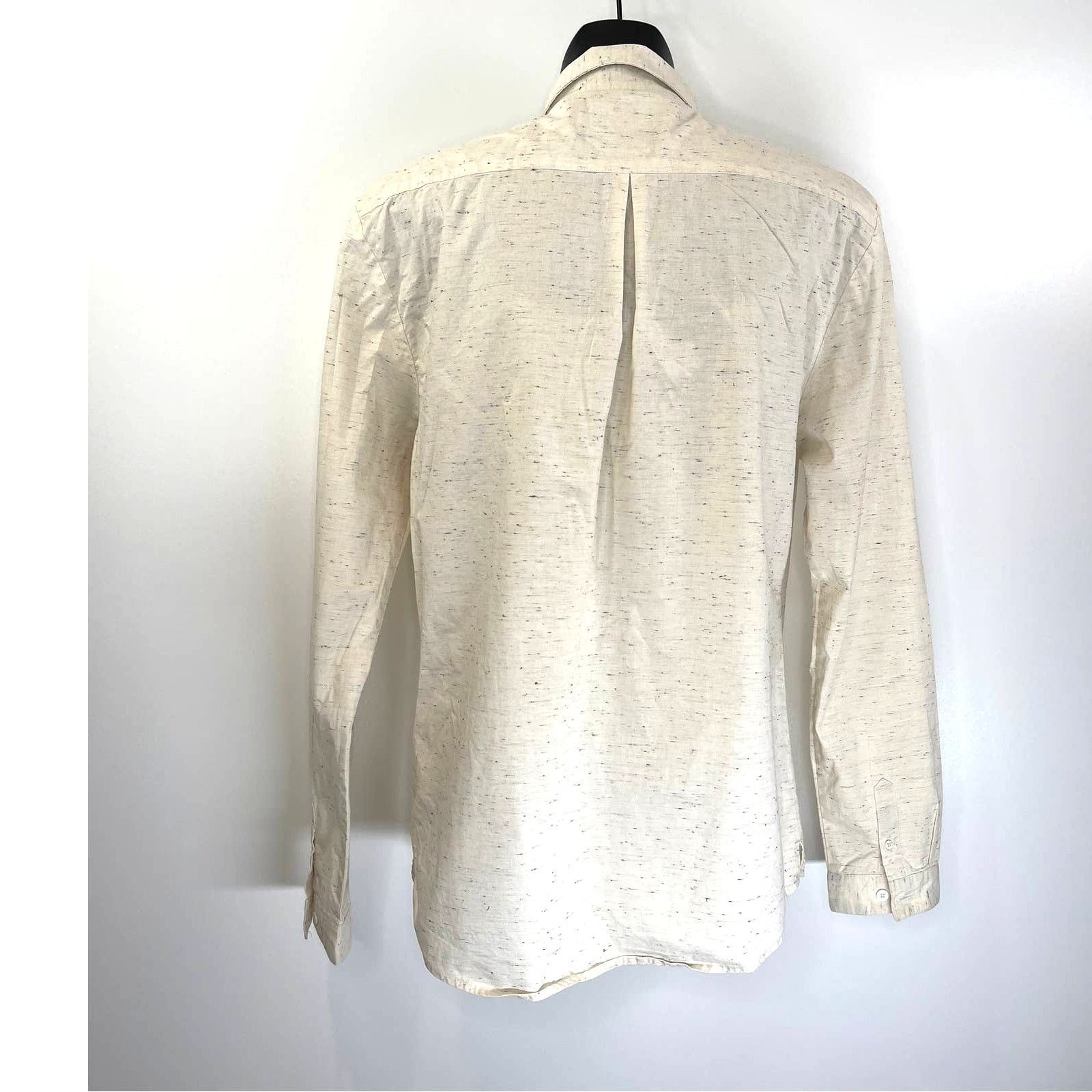 RVLT RVLT Revolution Button Down Shirt Long Sleeve Cream Size US L / EU 52-54 / 3 - 8 Thumbnail
