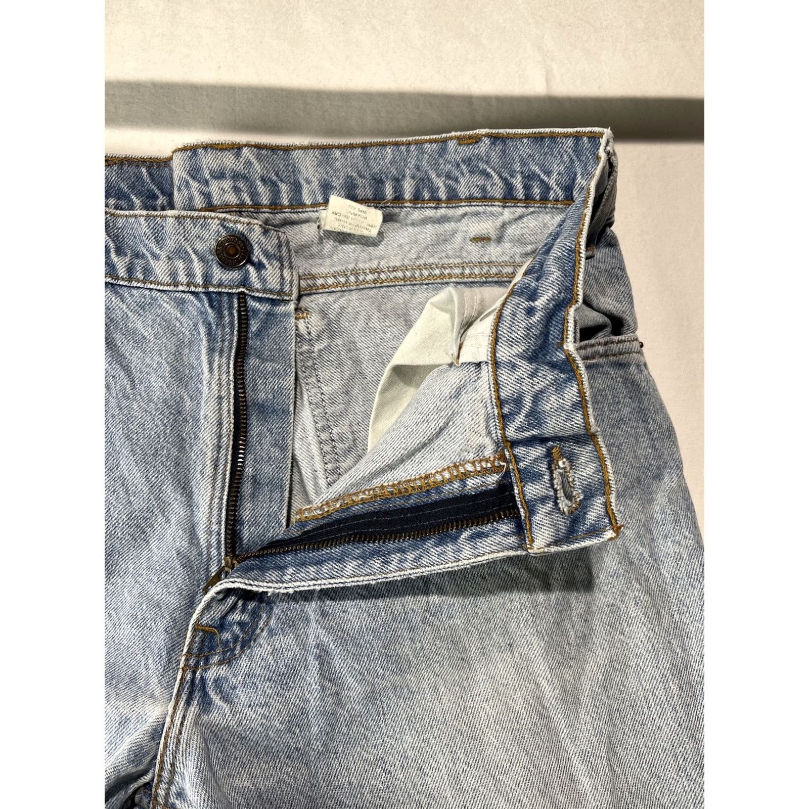 Levi's Levis Jeans Mens 550 33x32 Relaxed Fit Denim Vintage 5-Pocket Blue Cotton Size US 33 - 4 Thumbnail