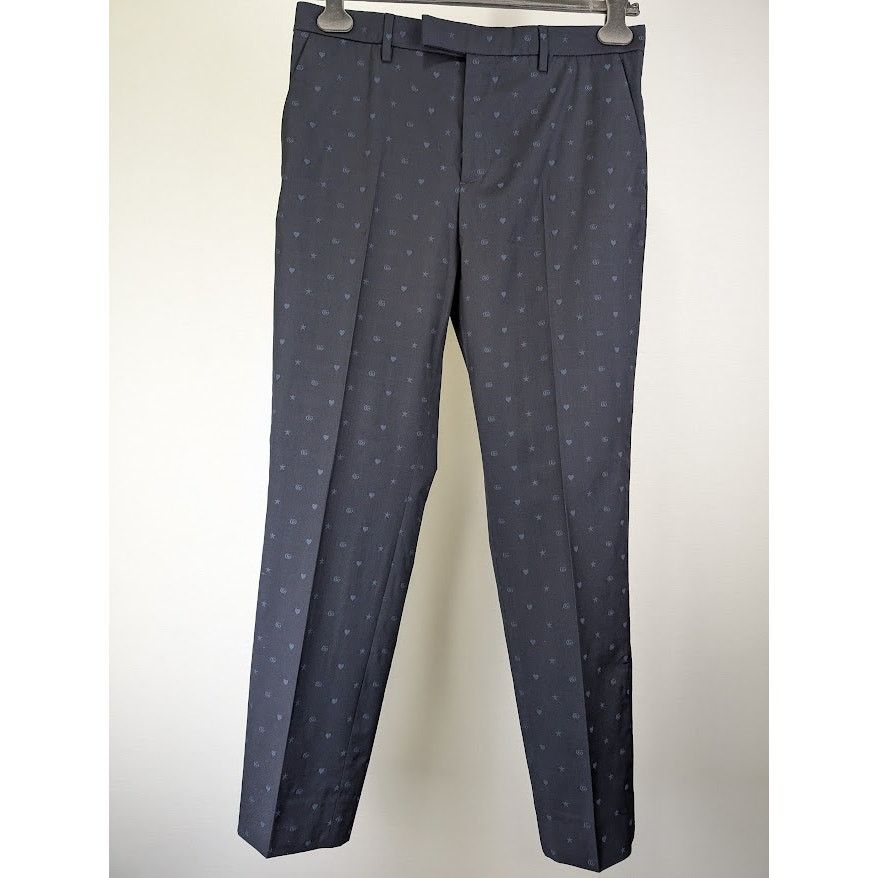 Gucci o1rshd1 Logo All Over Pants in Blue Size US 32 / EU 48 - 2 Thumbnail
