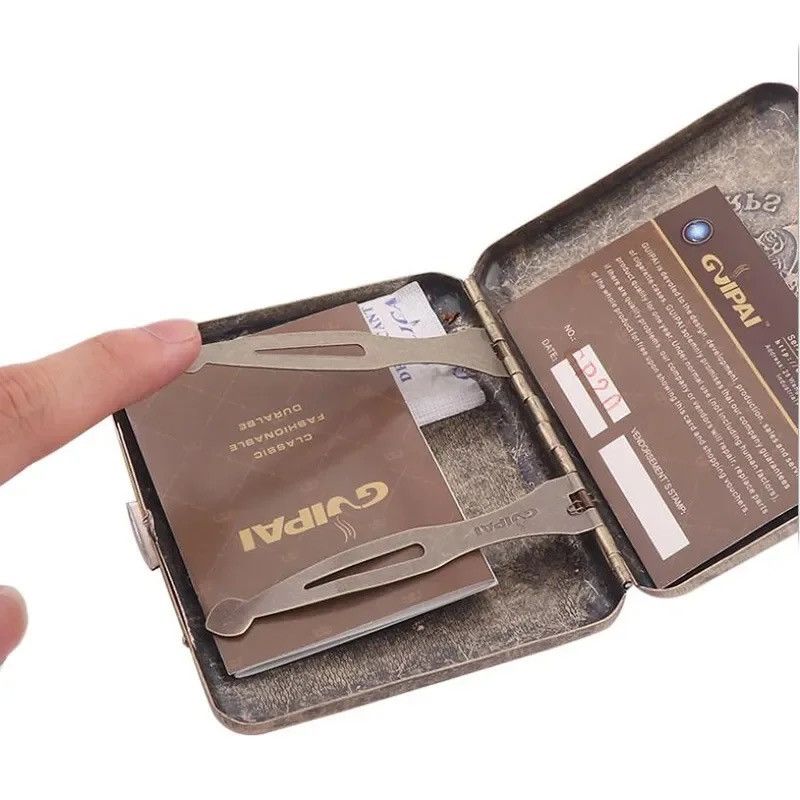 Other Portable Vintage Metal Brass Cigarette Case Size ONE SIZE - 2 Thumbnail