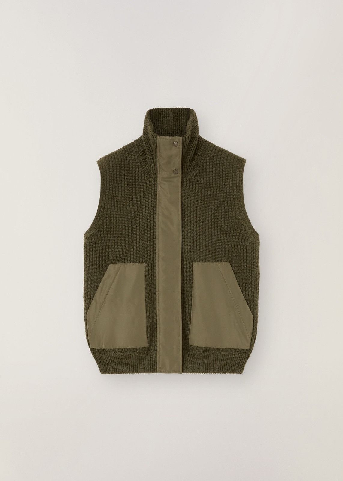 image of Loro Piana O1Loc1C0224 Casual Reversible Vest In Green, Women's (Size Large)