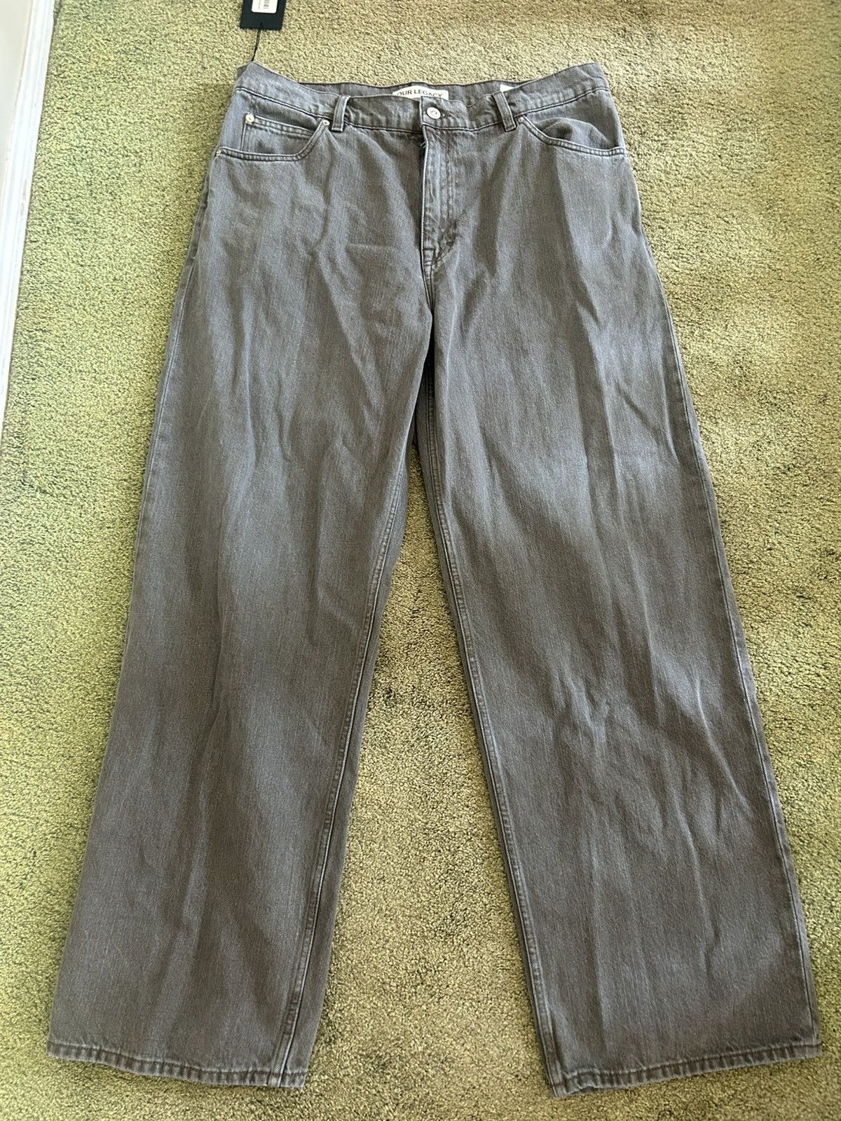 Our Legacy Our Legacy Vast Cut Denim in Aluminum tint Size US 36 / EU 52 - 2 Thumbnail