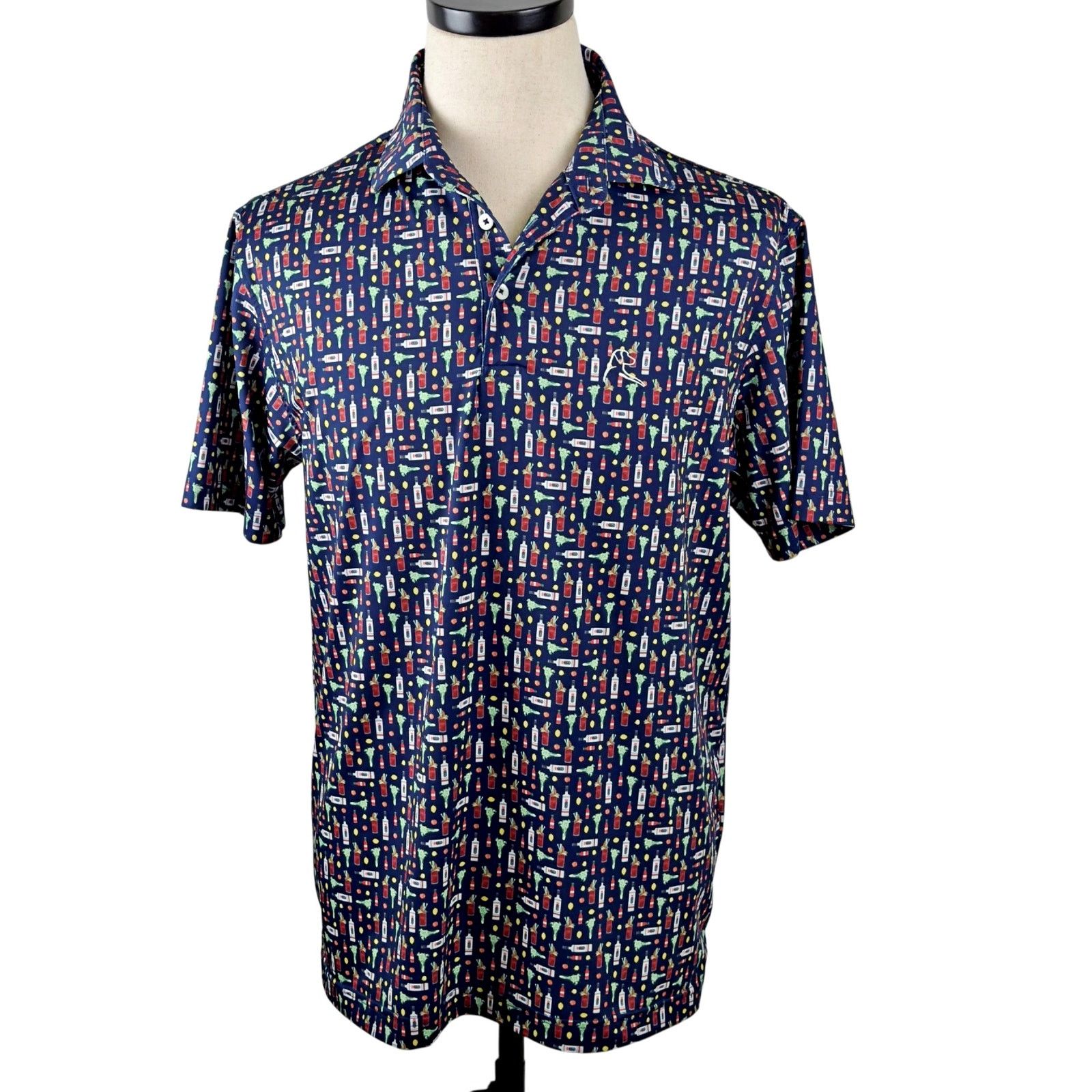 Other Rhoback Performance Bloody Mary Polo, Casual, Golf Shirt, Size US M / EU 48-50 / 2 - 2 Thumbnail