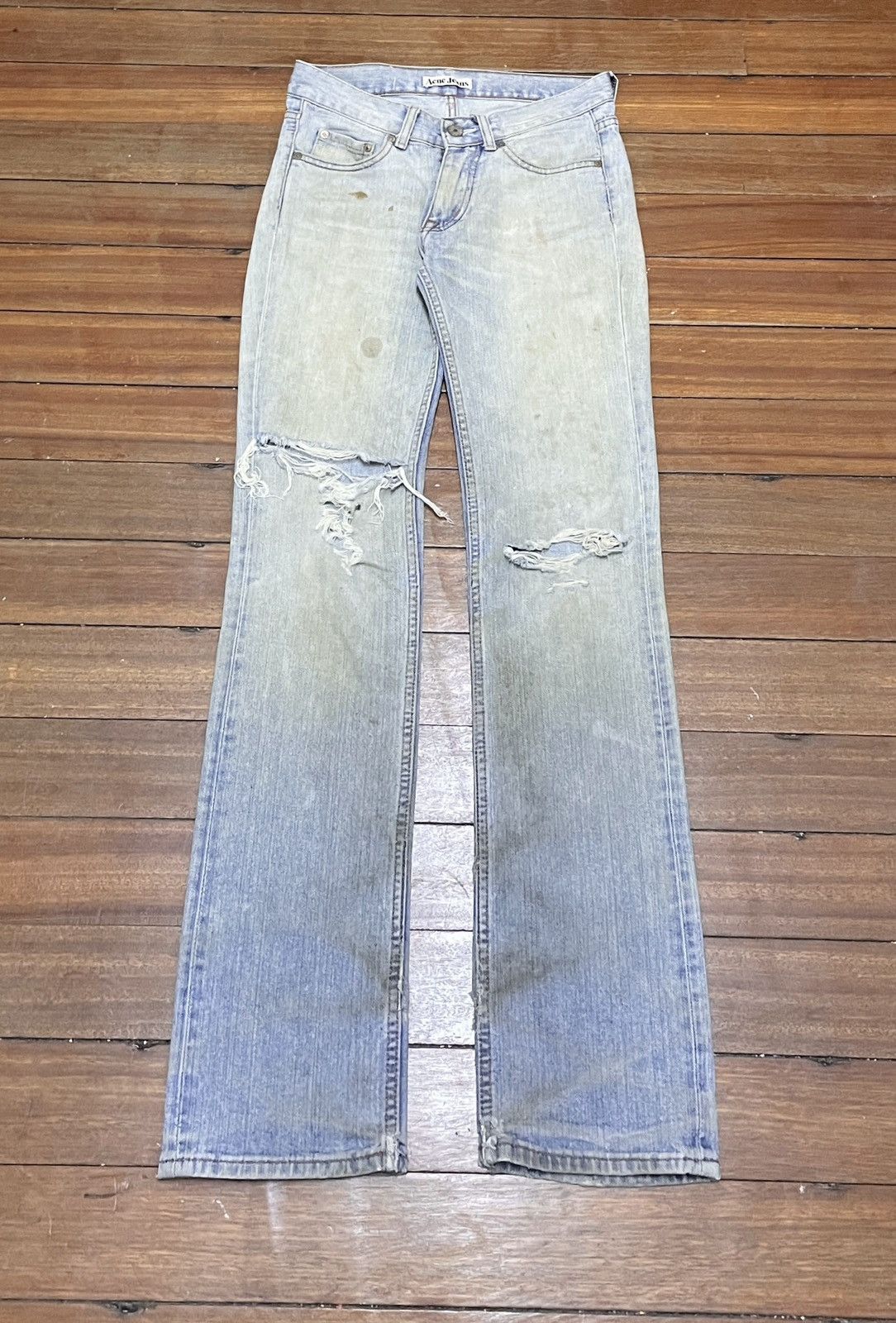 Acne Studios Very Rare Vintage Brand Acne Studios Distressed Jeans 2000s Size US 28 / EU 44 - 1 Thumbnail