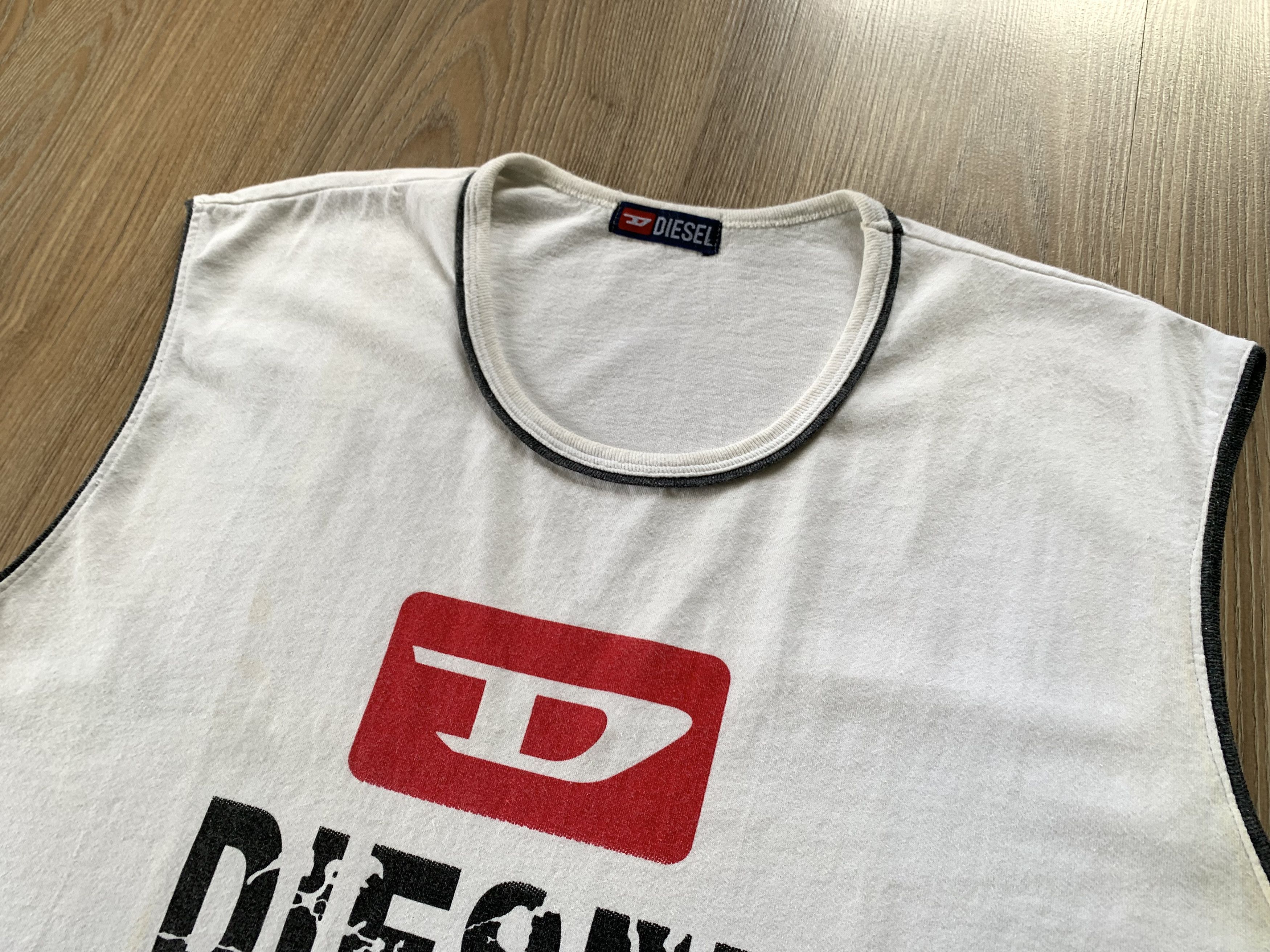 Vintage Diesel Denim Division Sleeveless T Shirt