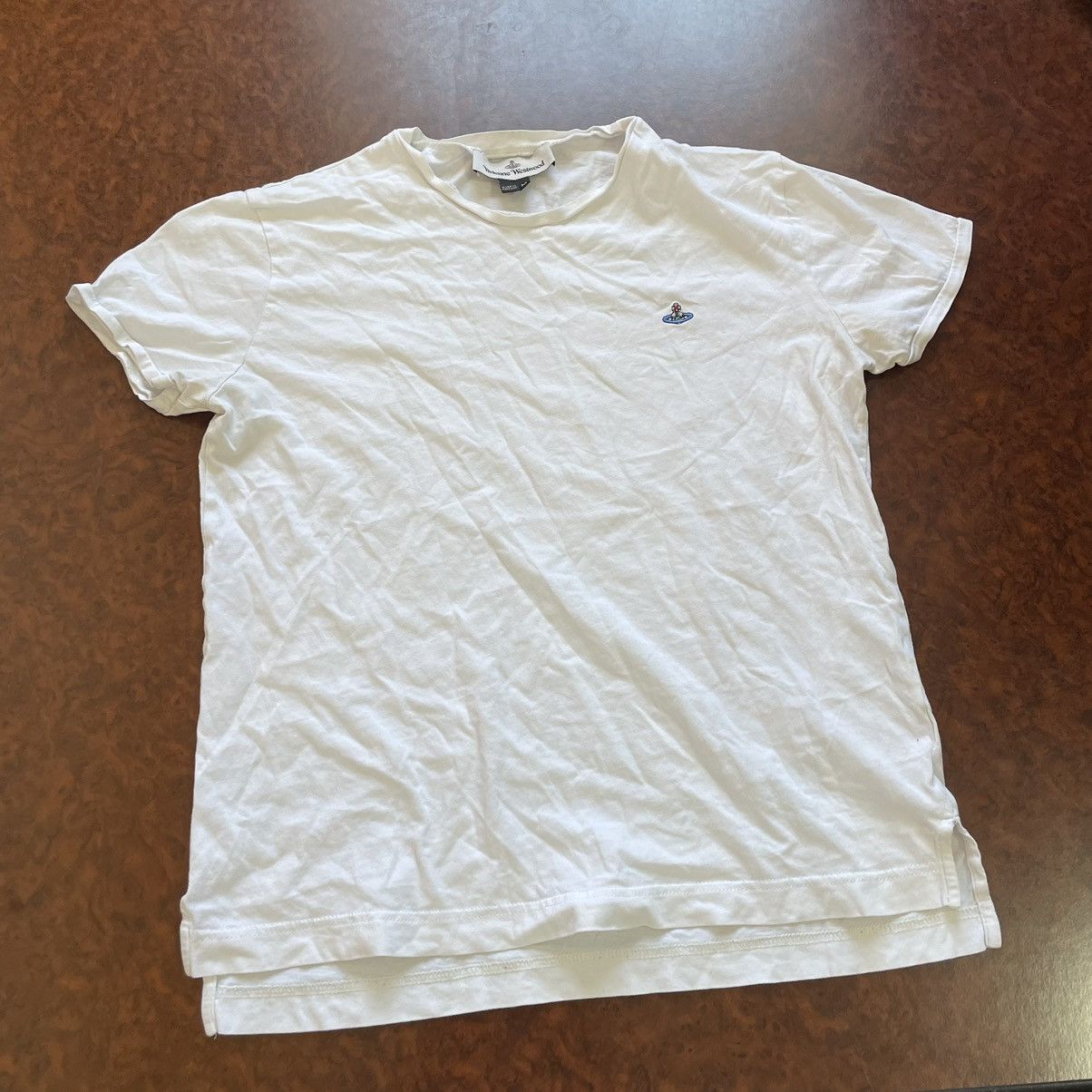 Vivienne Westwood Y2k logo Vivienne Westwood tee shirt white classic old luxur Size M / US 6-8 / IT 42-44 - 1 Thumbnail