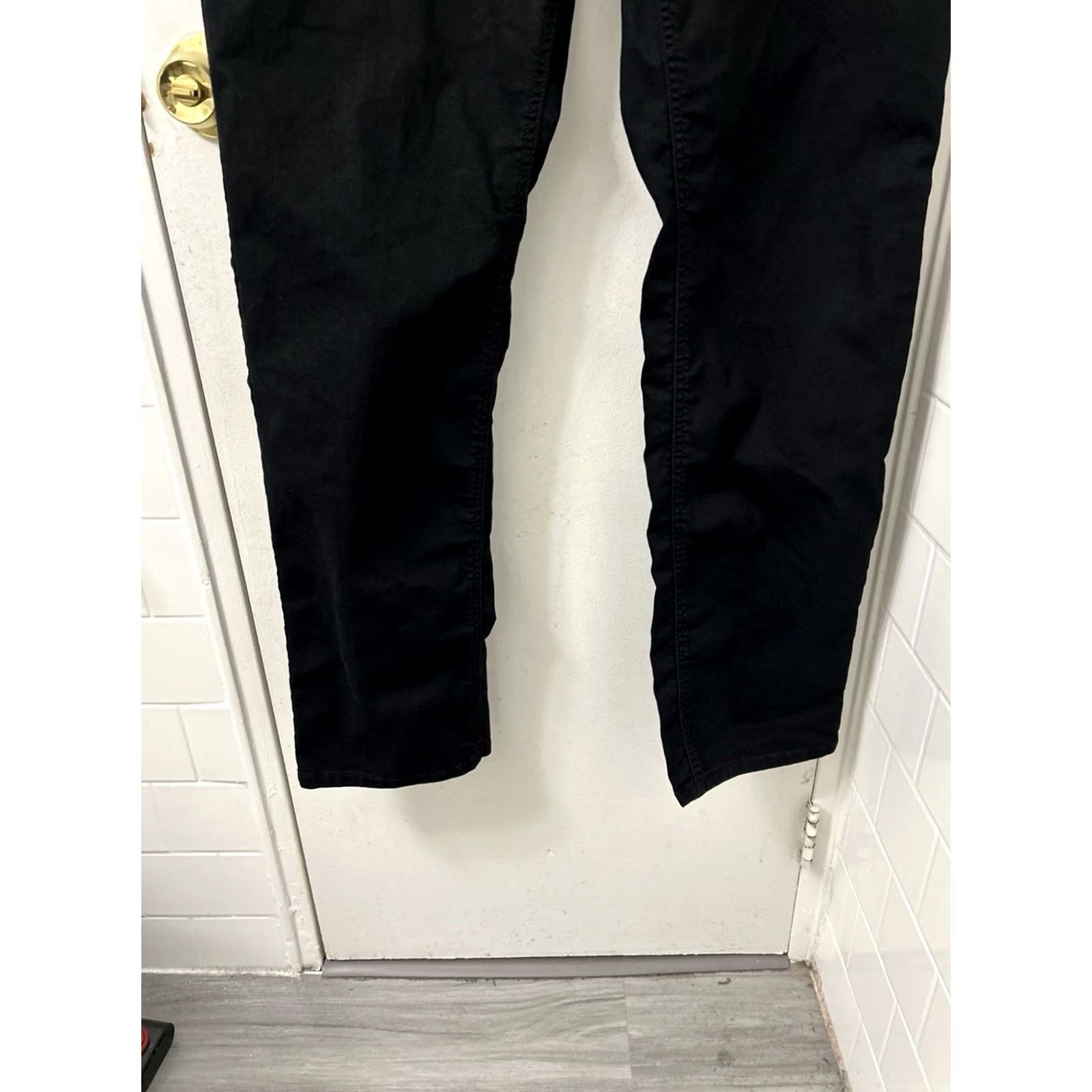 Prana Prana Bridger Slim Fit Pants Mens 36x33 Black Denim 5-Pocket Organic Cotton Blend Slim Straight Leg"} Size US 36 / EU 52 - 3 Thumbnail