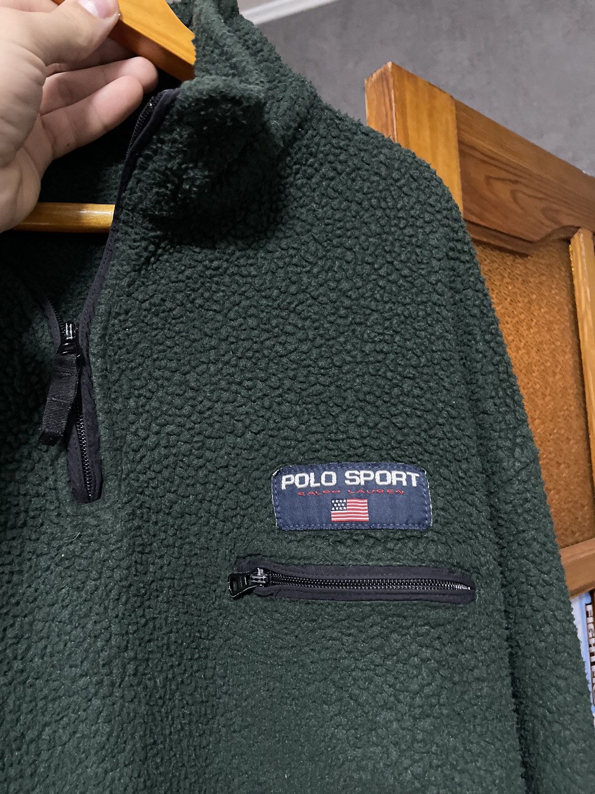 Polo Ralph Lauren Rare 💥Polo Sport Pile Nylon Fleece 1/4 Zip Y2K Size US XXL / EU 58 / 5 - 2 Thumbnail