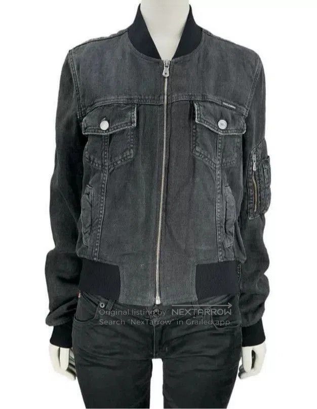 Dolce & Gabbana Dolce & Gabbana Black Jeans Bomber Jacket. Size US S / EU 44-46 / 1 - 6 Thumbnail