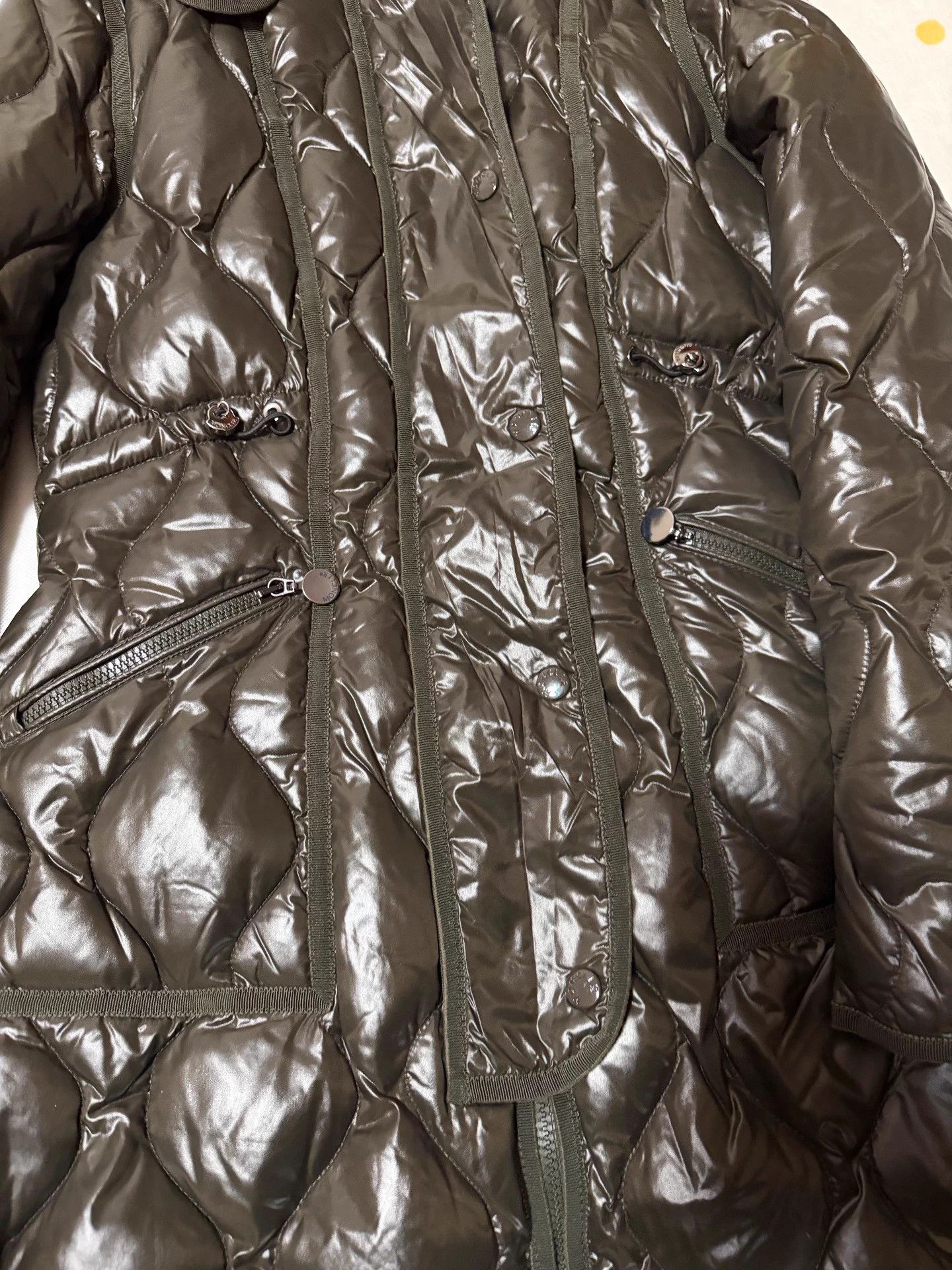 Moncler Moncler long quilted diamond down coat size 0 Size XS / US 0-2 / IT 36-38 - 5 Thumbnail