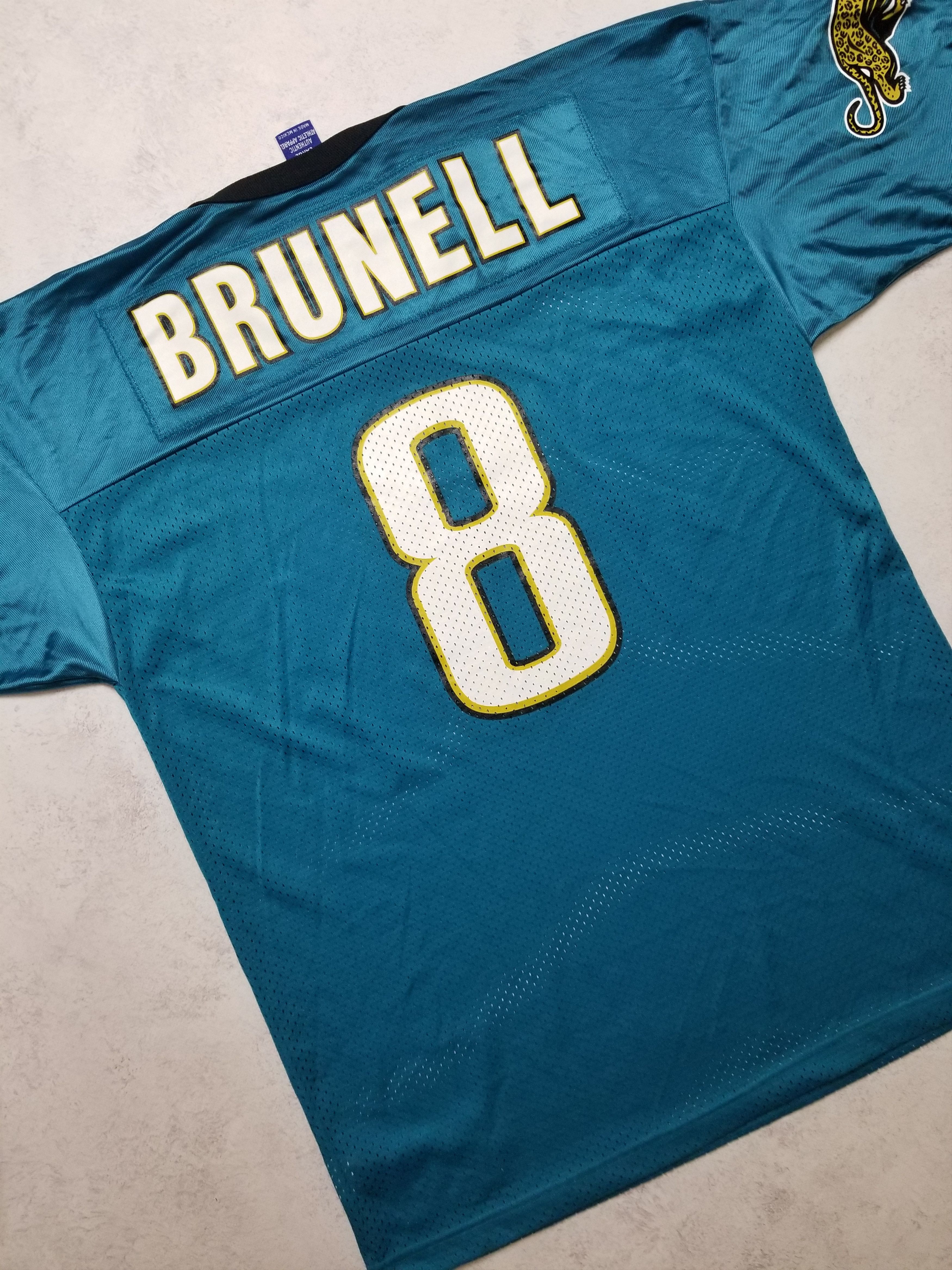 Champion VTG Champion Mark Brunell #8 Jacksonville Jaguars NFL Jersey Size US L / EU 52-54 / 3 - 14 Thumbnail