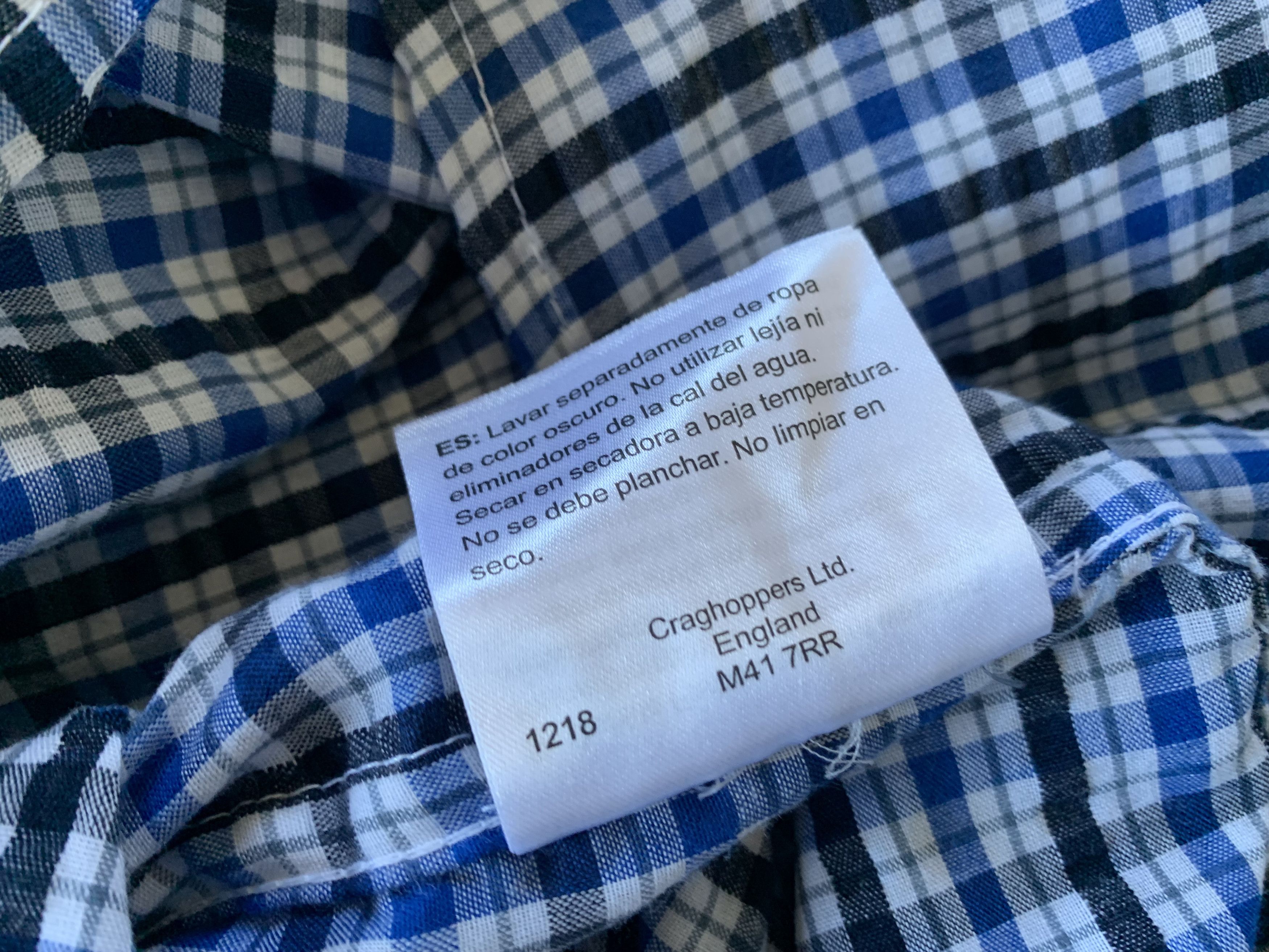 Other Craghoppers Plaid Trekking Hiking Short Sleeve Shirt Size US XL / EU 56 / 4 - 10 Thumbnail