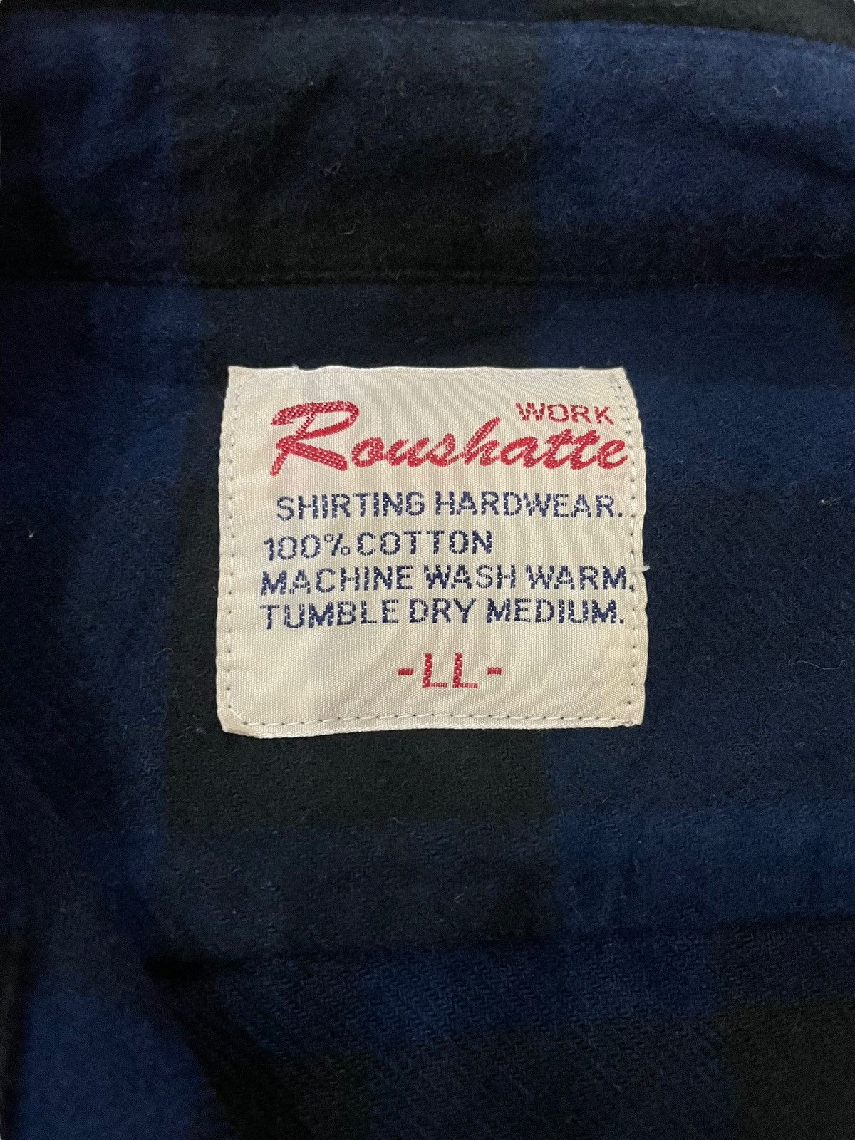 Flannel × Japanese Brand Vintage Roushatte Travis Scott Style Tartan Plaid Flannel Size US L / EU 52-54 / 3 - 8 Thumbnail