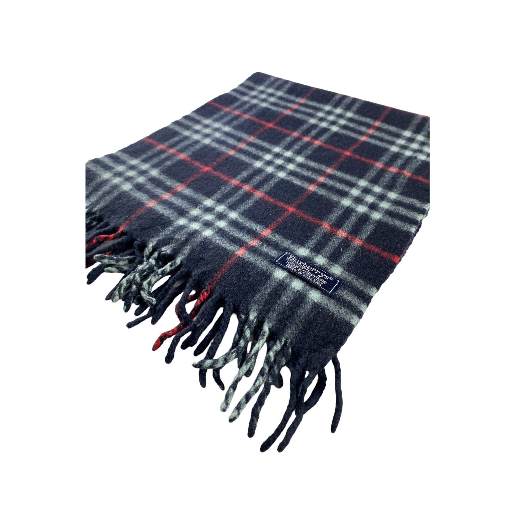 Burberry × Vintage Burberry Scarf / Muffler / Neckwear - WW1623 Size ONE SIZE - 3 Thumbnail