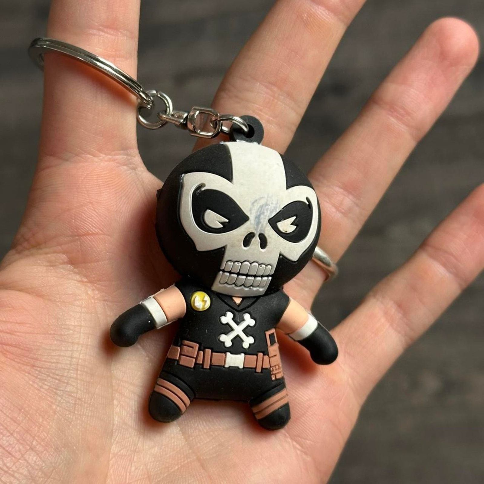 Marvel Comics Black Crossbones 3D Figural Marvel Captain America Keychain Size ONE SIZE - 3 Thumbnail