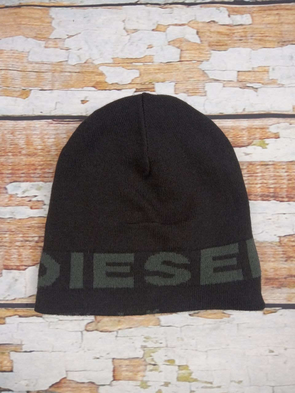 Diesel Diesel Winter Hat Big Logo Streetwear Y2K Size ONE SIZE - 3 Thumbnail