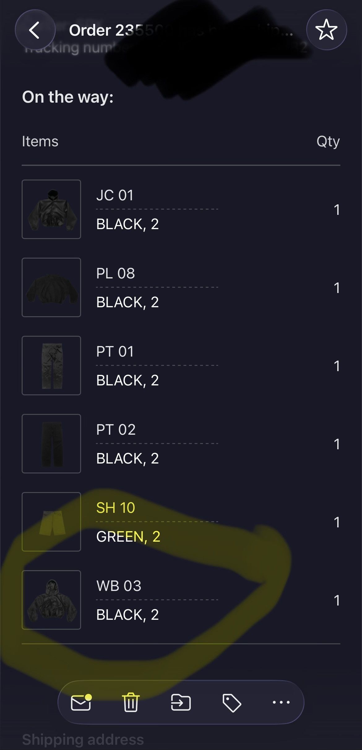 Yeezy Yeezy WB-03 in black, size 2 Size US M / EU 48-50 / 2 - 4 Thumbnail