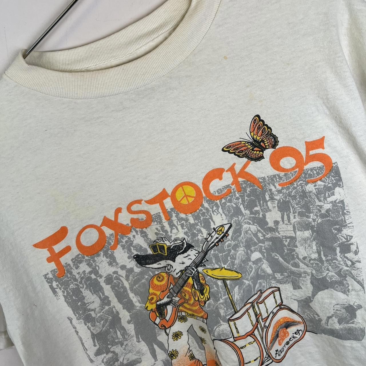 Tultex Vintage Foxstock '95 Concert T-Shirt Size US M / EU 48-50 / 2 - 3 Thumbnail