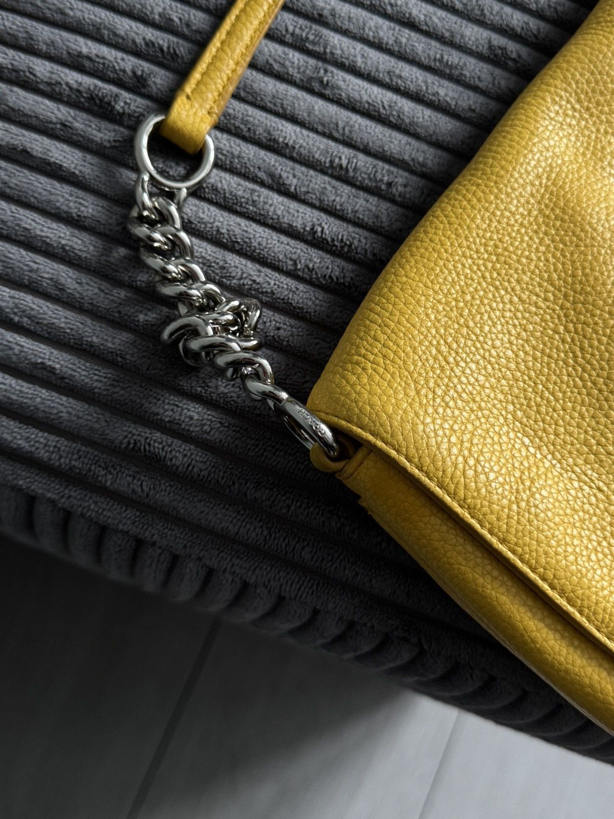 Coach Coach Crosstown Yellow Crossbody Leather Luxury Bag Size ONE SIZE - 6 Thumbnail