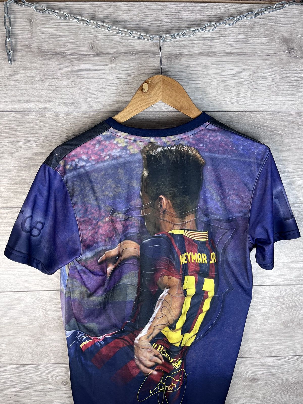 Other Men’s football t-shirt merch Fc Barcelona Neymar #11 size M Size US M / EU 48-50 / 2 - 12 Thumbnail