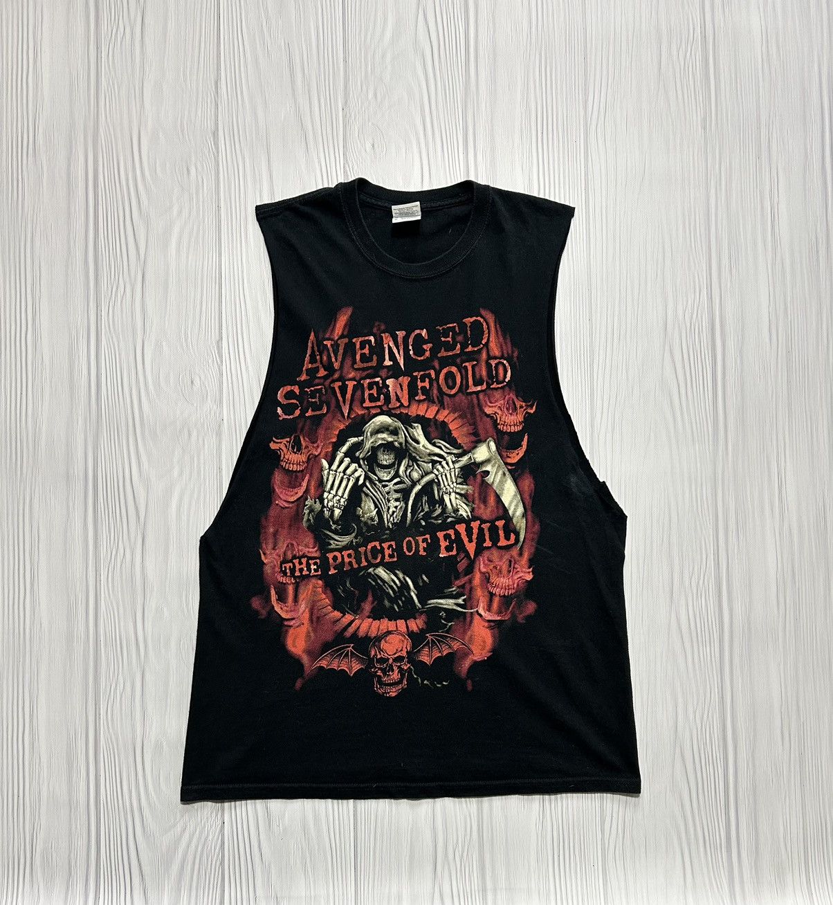 Band Tees Vintage Y2K Avenged Sevenfold Metal Band Thrash Tour Tee Size US M / EU 48-50 / 2 - 1 Thumbnail
