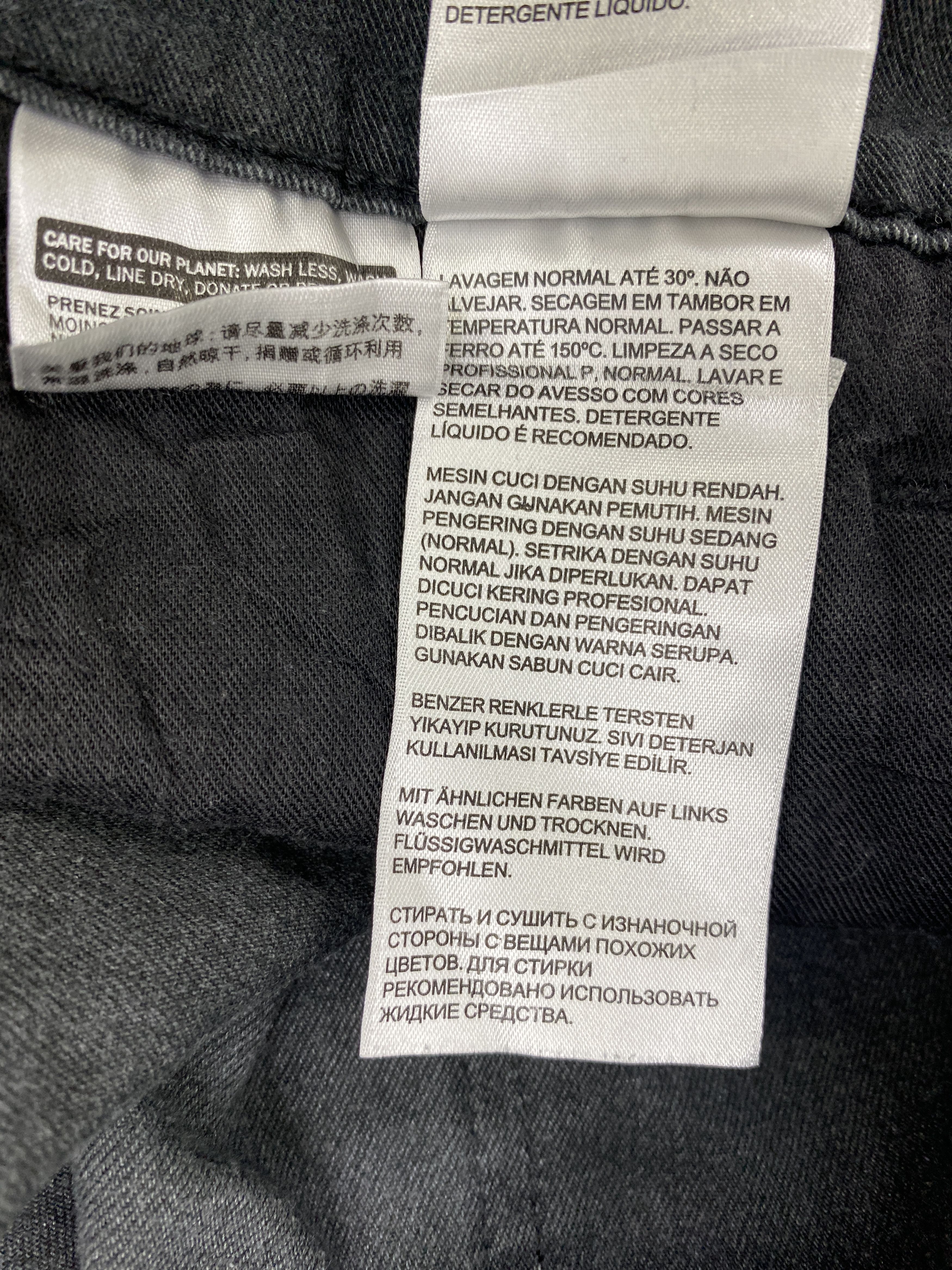 Levi's × Vintage Faded Black Vintage Levis 511 Denim Jeans Size US 34 / EU 50 - 8 Thumbnail