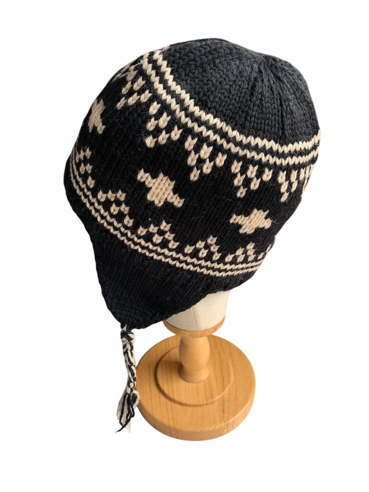 Japanese Brand LACOSTE EARFLAP KNITTED RARE WINTER SESSIONS BEANIE HATS Size ONE SIZE - 4 Thumbnail