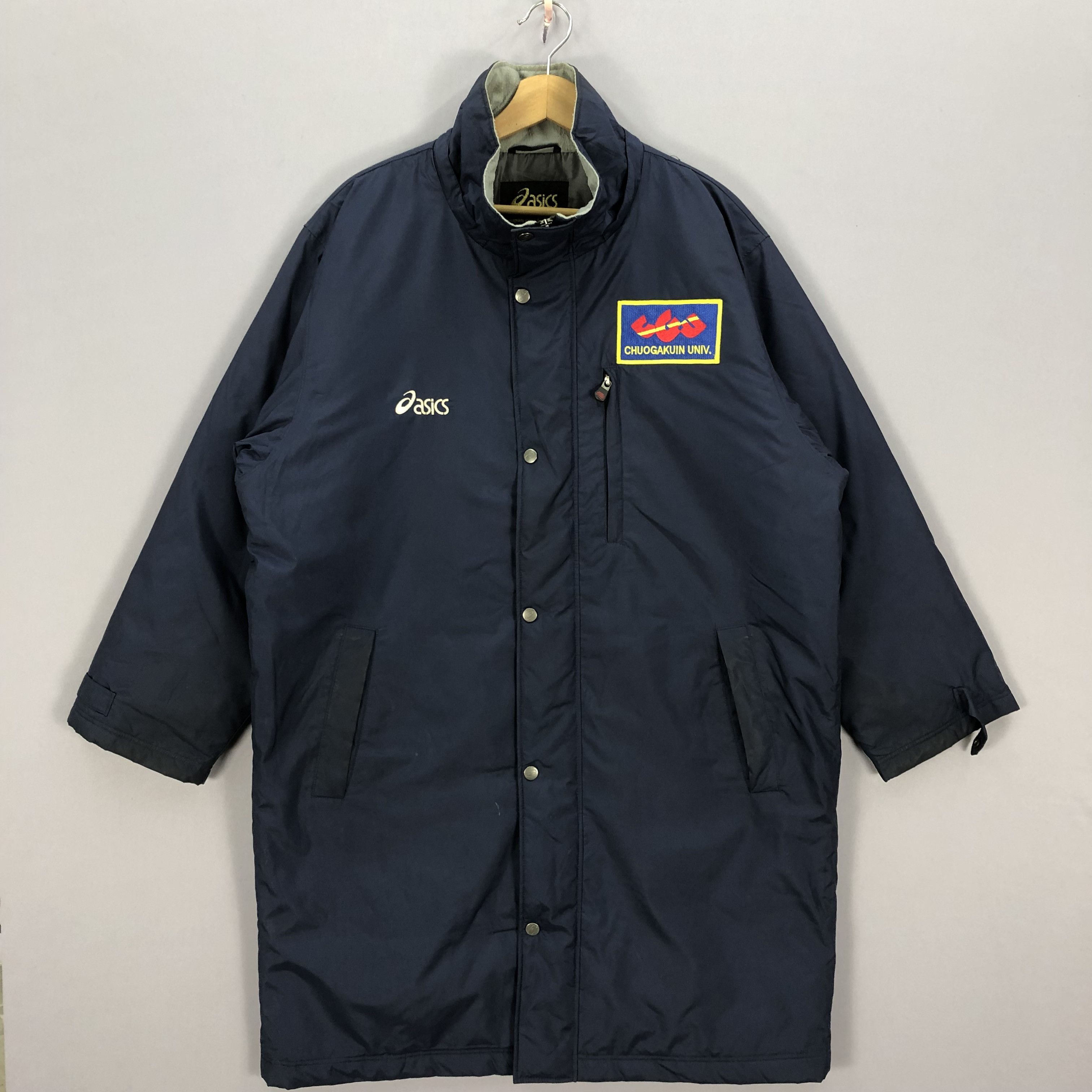 Asics × Japanese Brand × Vintage Vintage Chuogakuin Univ Asics Coach Windbreaker Jacket Size US L / EU 52-54 / 3 - 1 Thumbnail