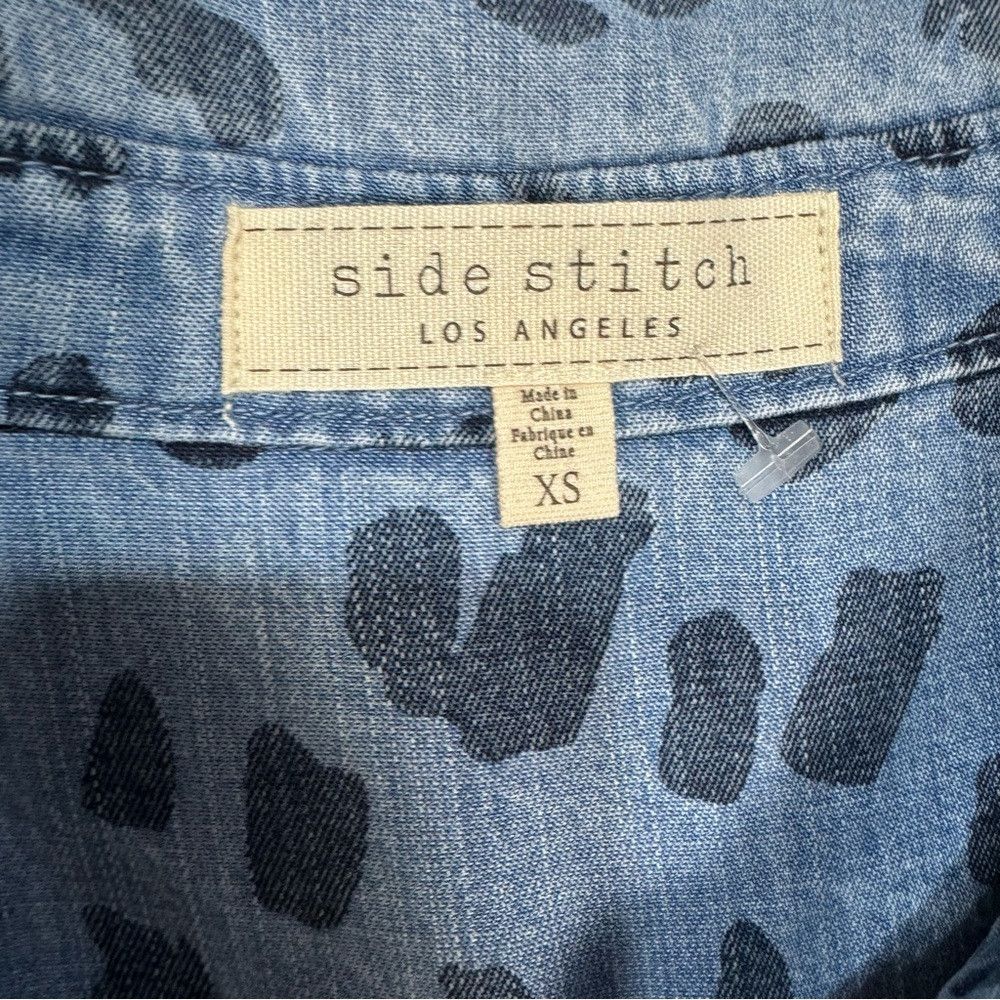 Other New SIDE STITCH Button Front Animal Print Denim Shirt Size Size XS / US 0-2 / IT 36-38 - 7 Thumbnail