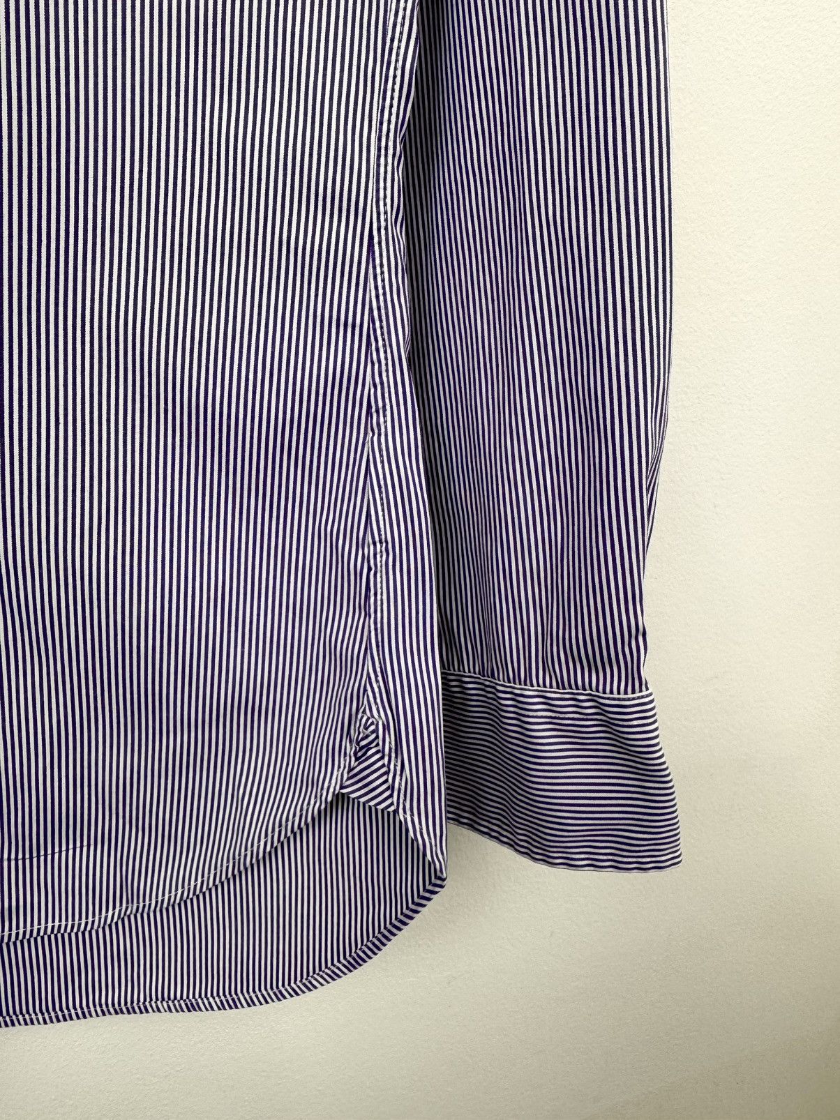 Polo Ralph Lauren Polo Ralph Lauren Men Striped Cotton Shirt Purple Size 16 M Size US M / EU 48-50 / 2 - 4 Thumbnail