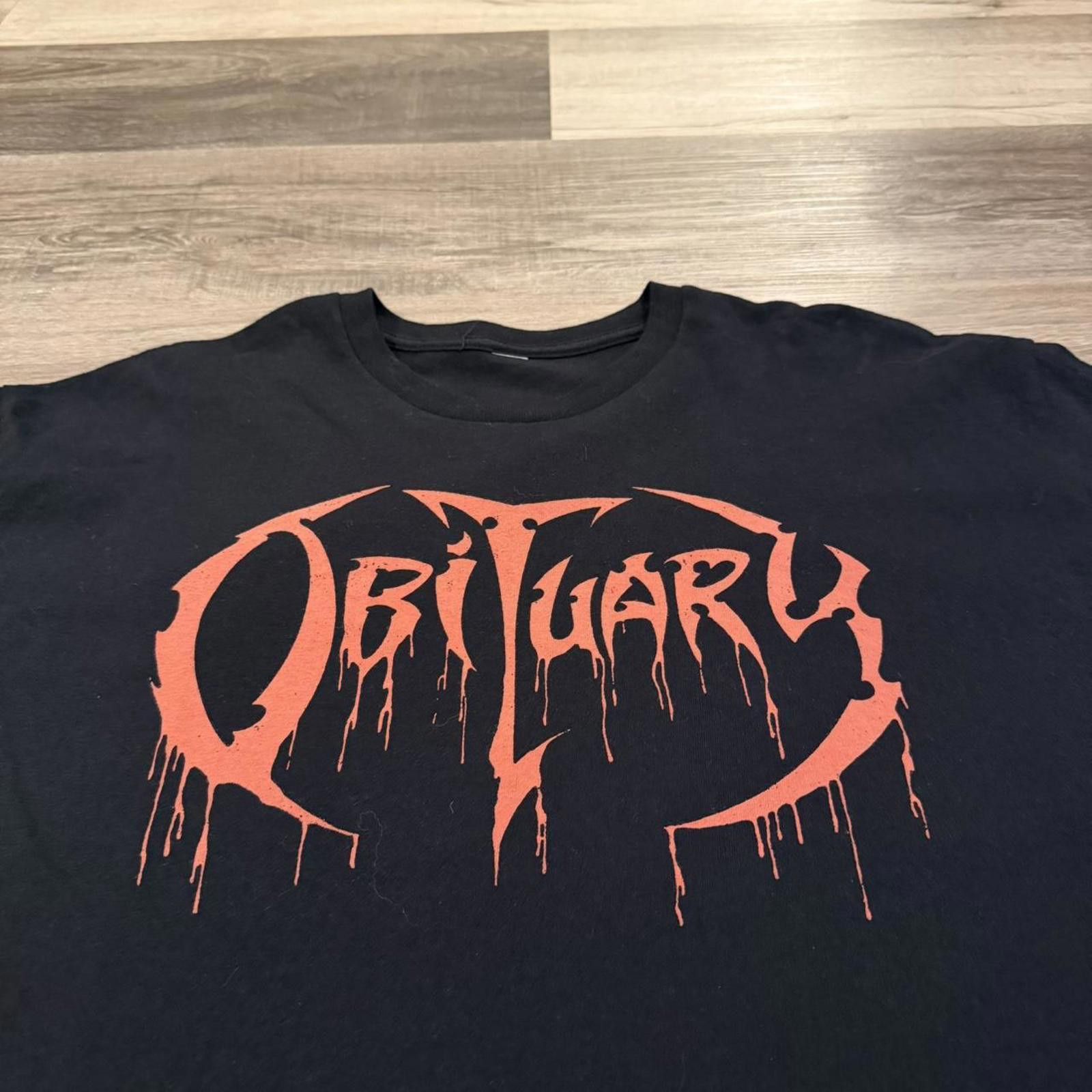 Other obituary red logo t shirt 2010s XL Size US XL / EU 56 / 4 - 2 Thumbnail
