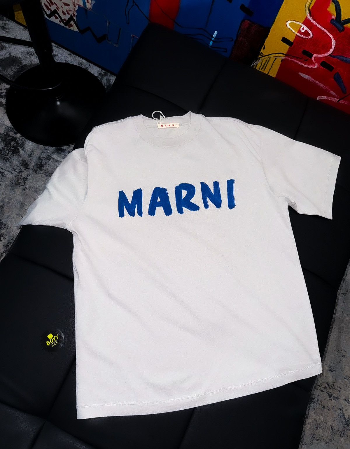 Marni Marni logo t shirt Size US L / EU 52-54 / 3 - 1 Preview