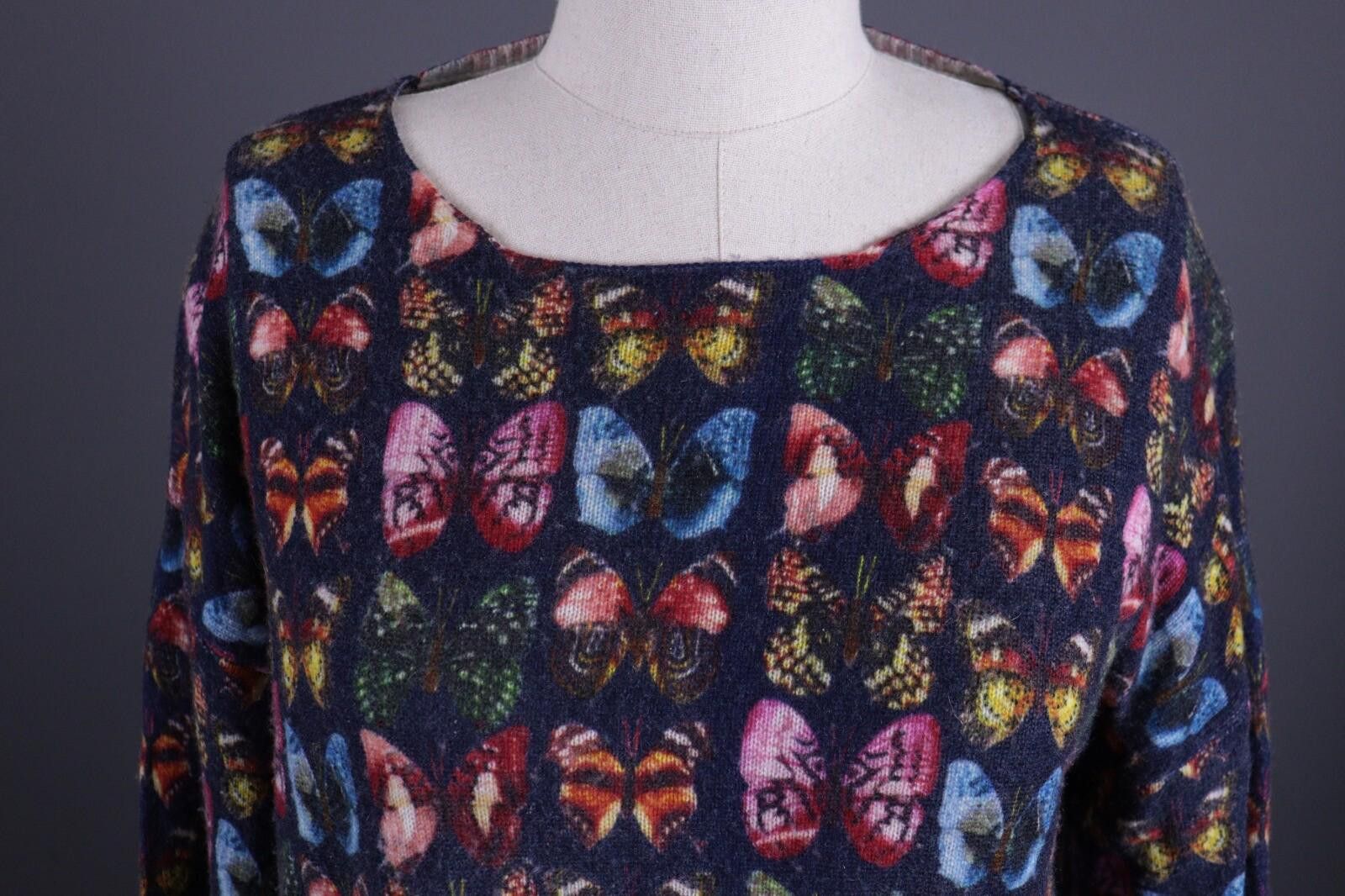 Designer Princess Goes Hollywood Allover Wool Knit Sweater Size 40 Size M / US 6-8 / IT 42-44 - 4 Thumbnail