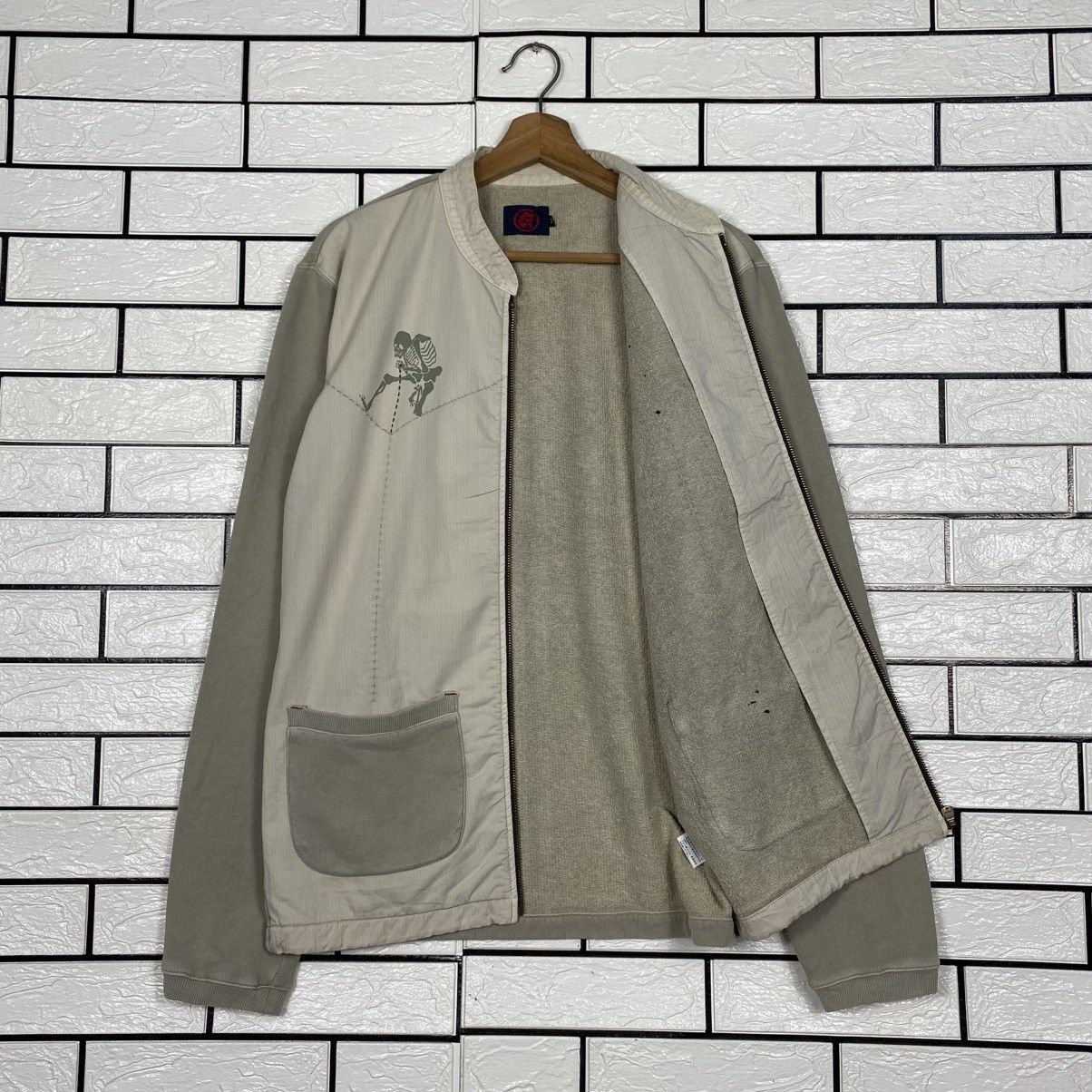 Kapital 📌Vintage Zipper Light Jacket Skeleton Design Kyoto Japan Size US M / EU 48-50 / 2 - 13 Thumbnail