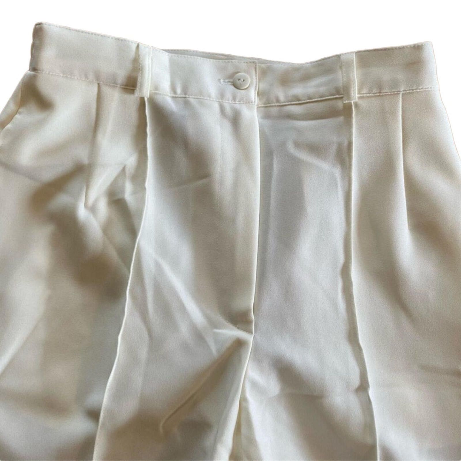Other BFA Classics Ivory Cream Straight Leg Dress Pants Womens 10 Size 32" / US 10 / IT 46 - 3 Thumbnail