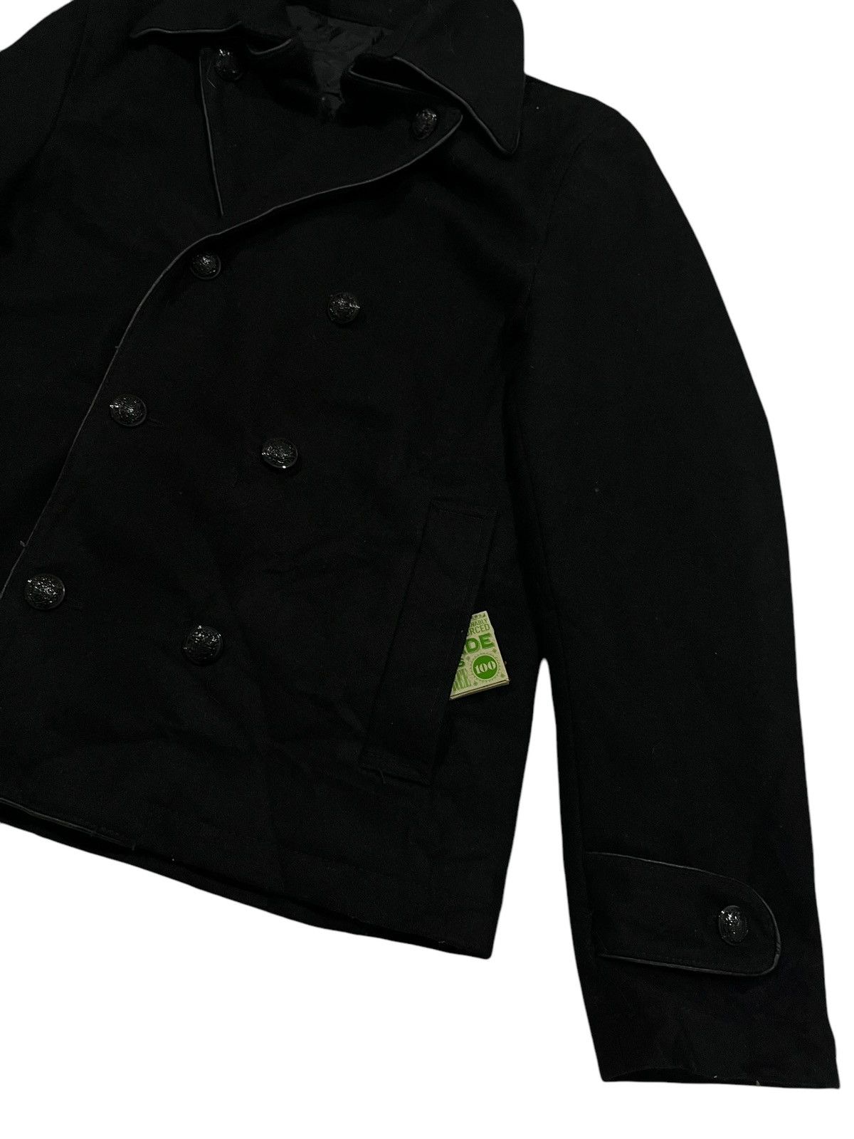 20471120 🇯🇵JAPANESE BRAND EVOLUTION WOOL PEACOAT GOTHIC JACKET Size US M / EU 48-50 / 2 - 5 Thumbnail