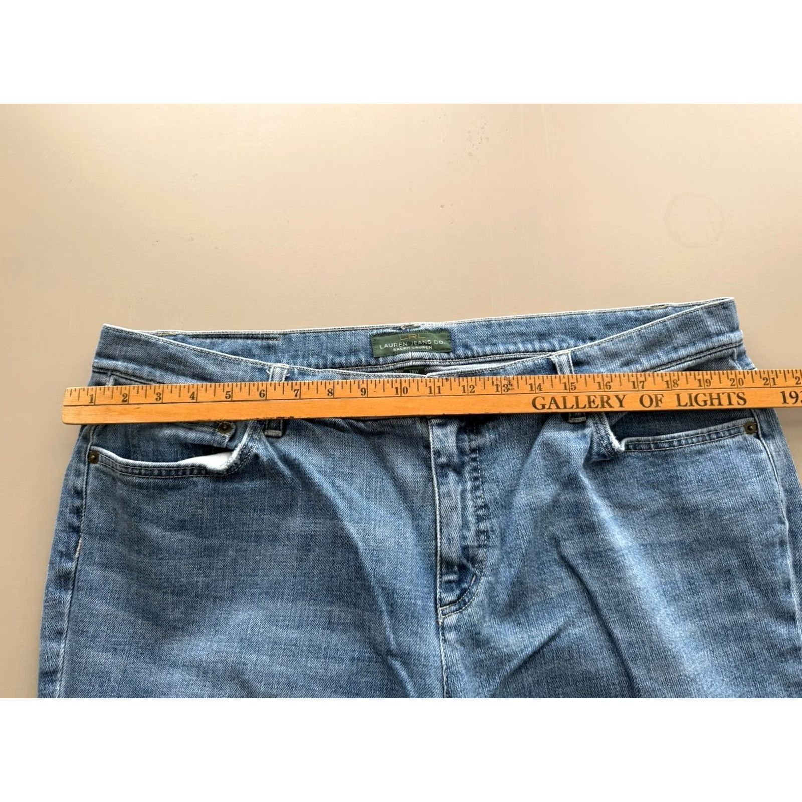 Ralph Lauren Lauren Ralph Lauren Womens 18W Blue Denim Jeans Classic Straight Leg Casual 90s Preppy Size 40" / US 18 - 6 Thumbnail