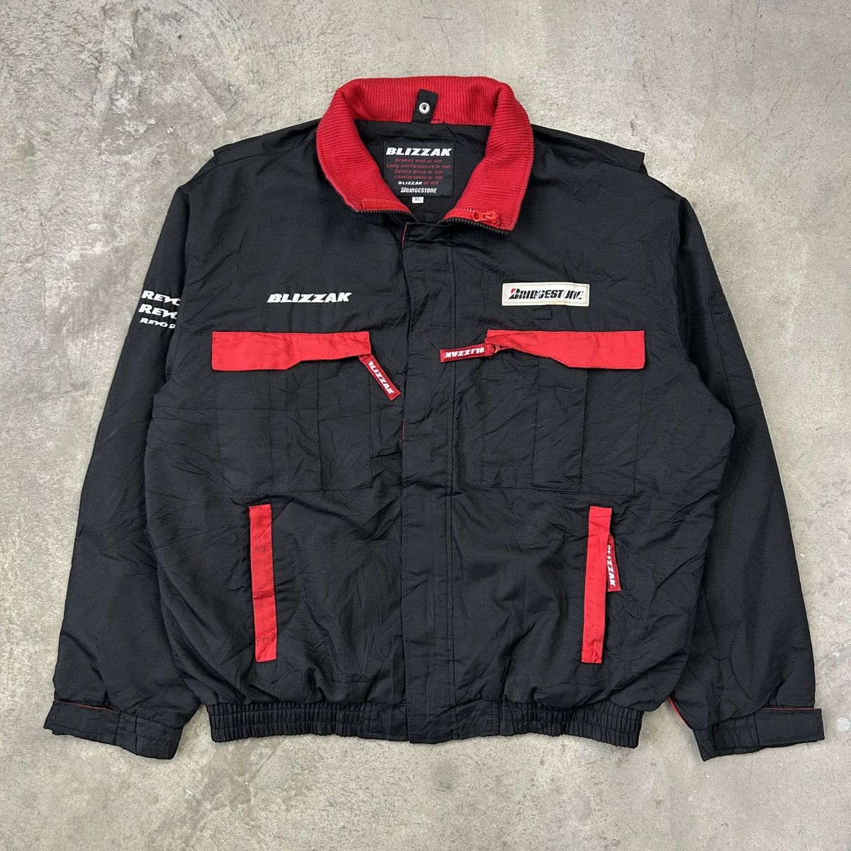 Japanese Brand 1990s Bridgestone Blizzak Racing Jacket Size US XL / EU 56 / 4 - 12 Thumbnail