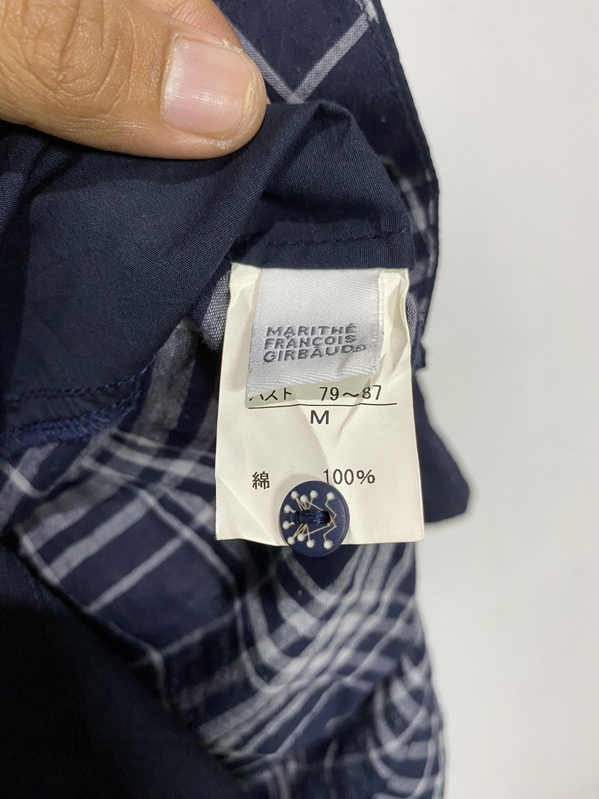 Japanese Brand × Marithe + Francois Girbaud Marithe Francois Girbaud long tartan button shirts Size US M / EU 48-50 / 2 - 13 Thumbnail
