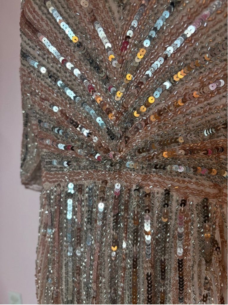 Mac Duggal Women's Mac Duggal Pink & Silver Sequin Gown Size 12 Size XL / US 12-14 / IT 48-50 - 5 Thumbnail