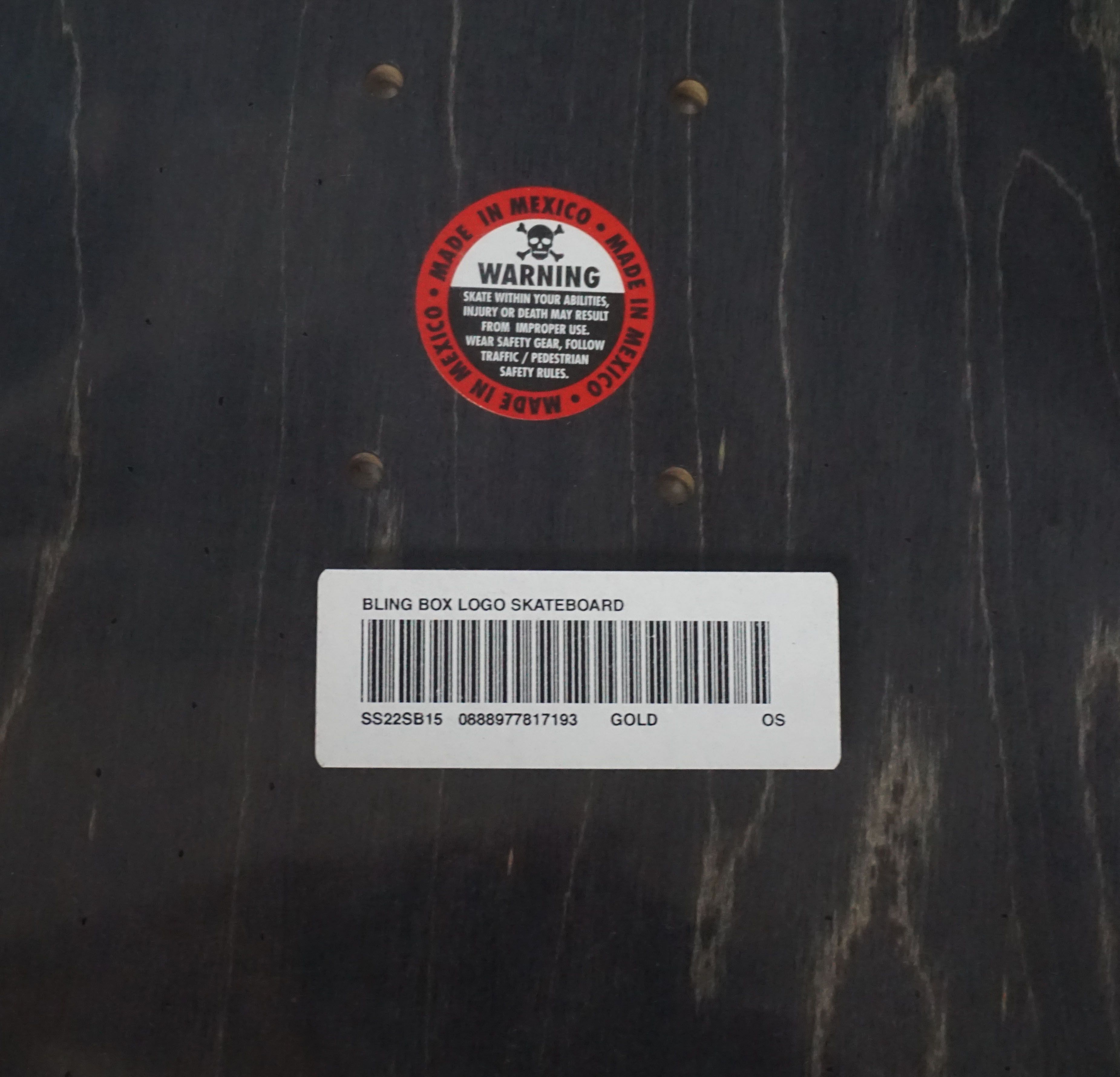 Supreme Supreme Bling Box Logo Skateboard Deck Size ONE SIZE - 2 Thumbnail
