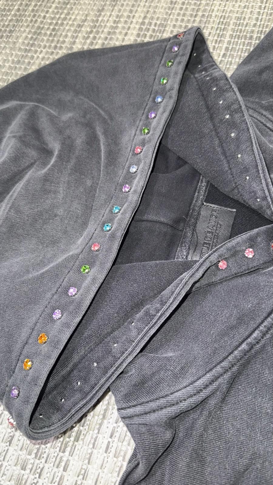 Other Stile Dé Amor Colorato Rhinestone Hoodie Size US M / EU 48-50 / 2 - 3 Thumbnail