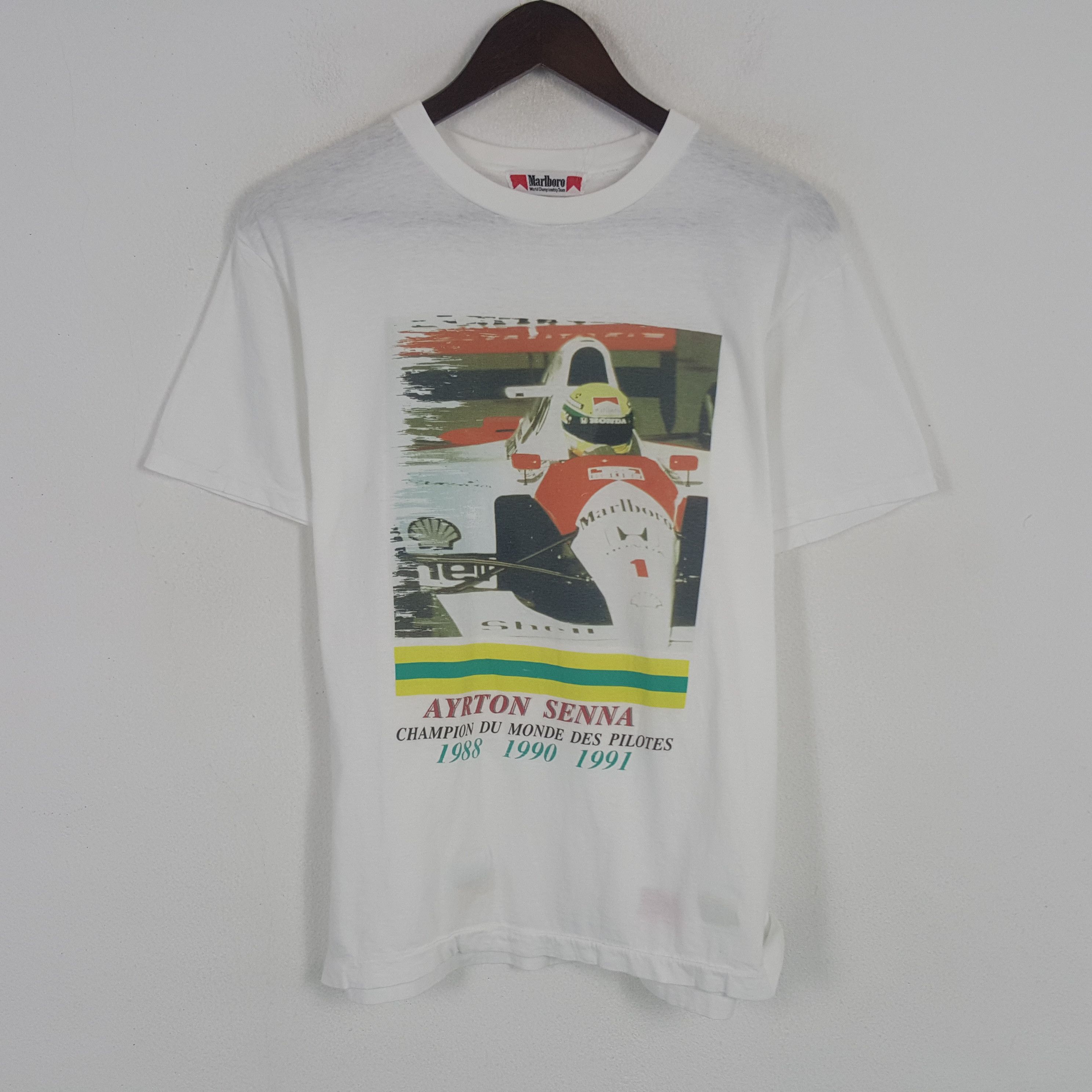 Vintage Marlboro Ayrton Senna Tshirt