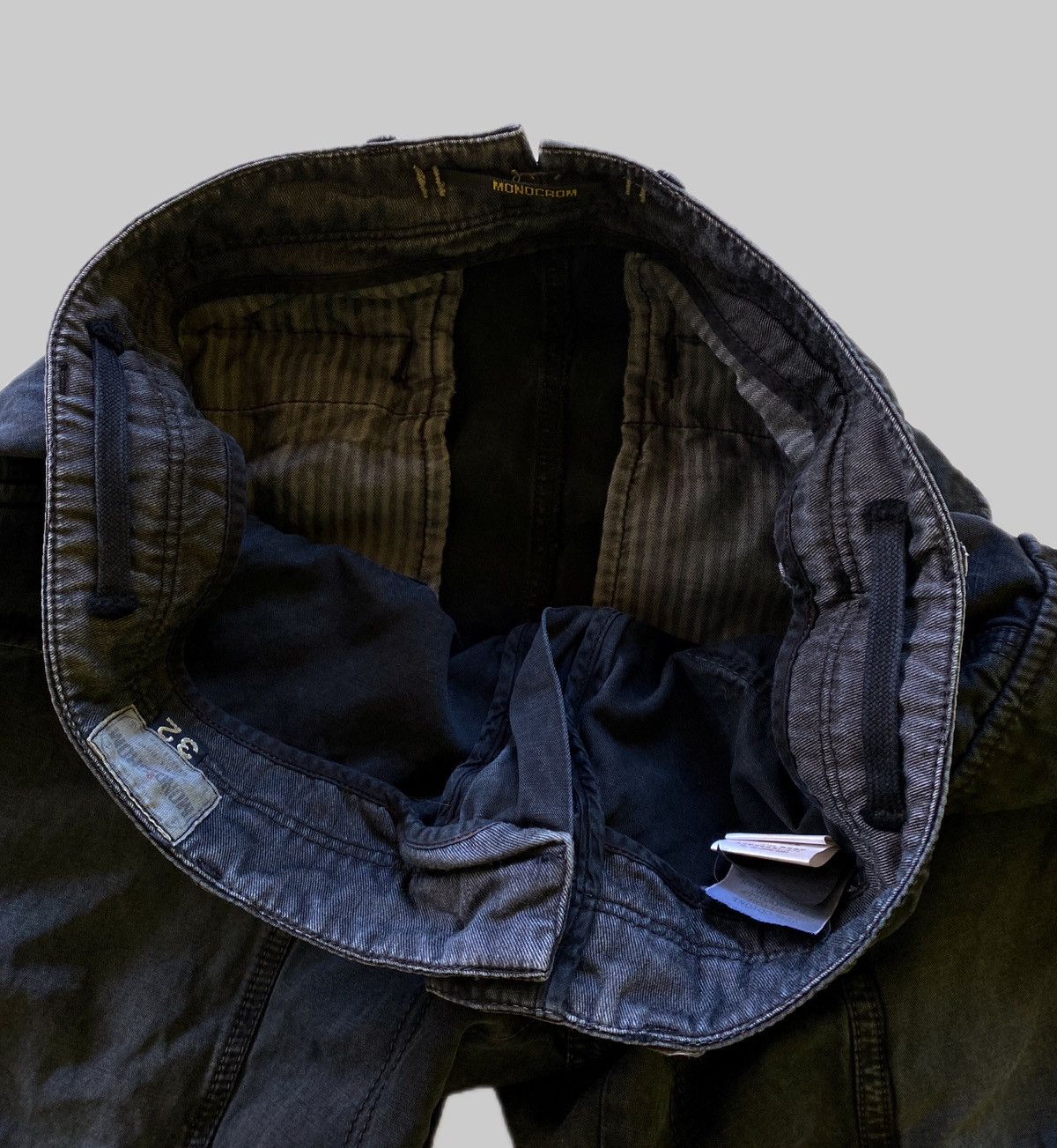 Designer Rare❗️Monocrom Fades Cargo Pants Size US 32 / EU 48 - 8 Thumbnail