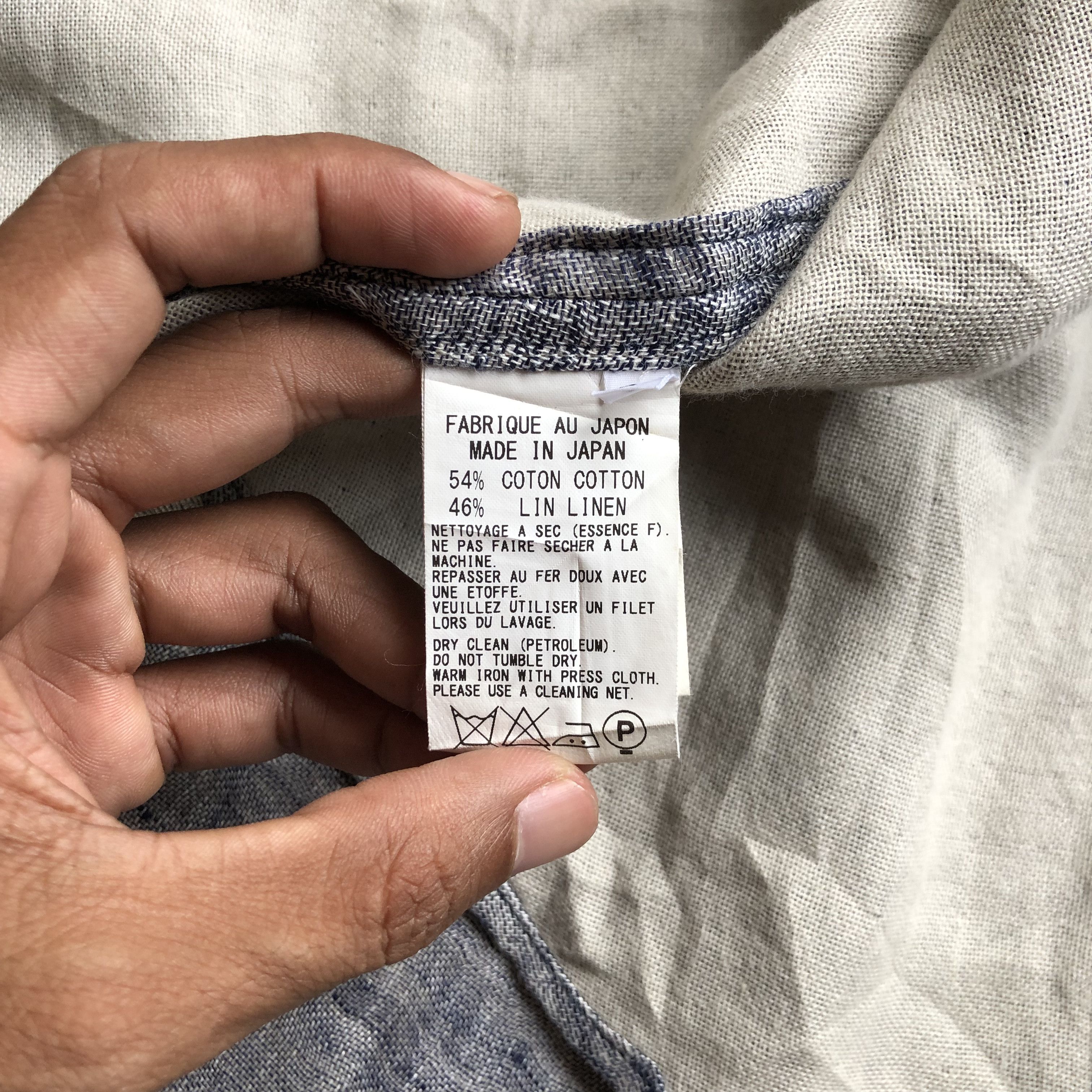 Y's Y’s linen blend shirt Size US M / EU 48-50 / 2 - 7 Thumbnail
